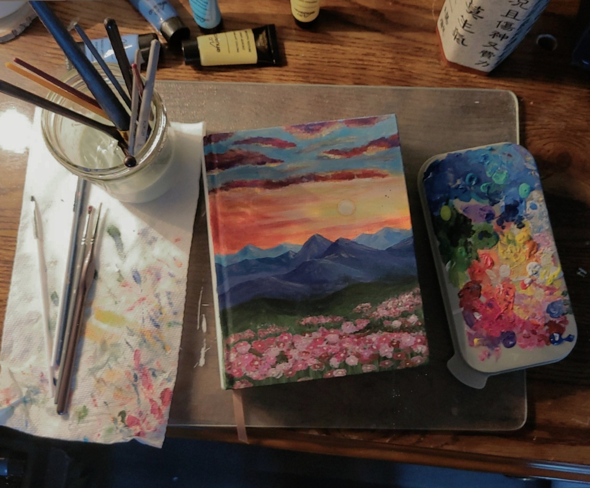 brown wooden cross on top of mountain