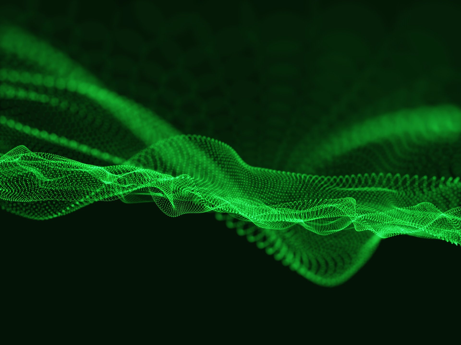green and white striped textile