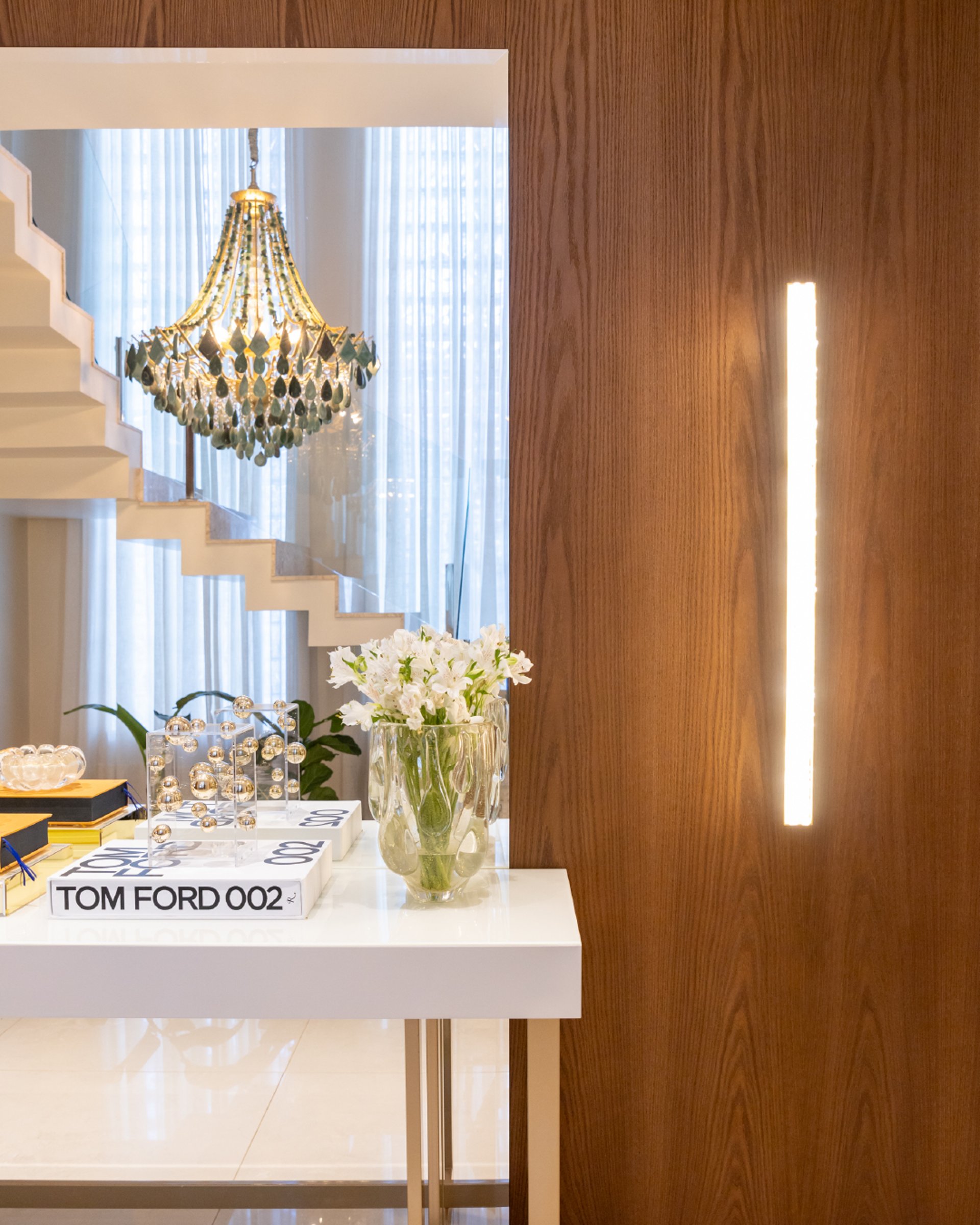 an abstract photo of a curved building with a blue sky in the background