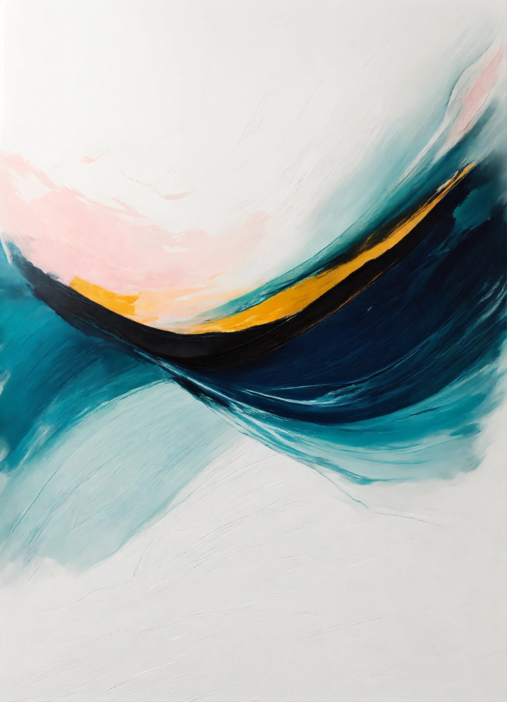 a close up of a black and brown abstract painting