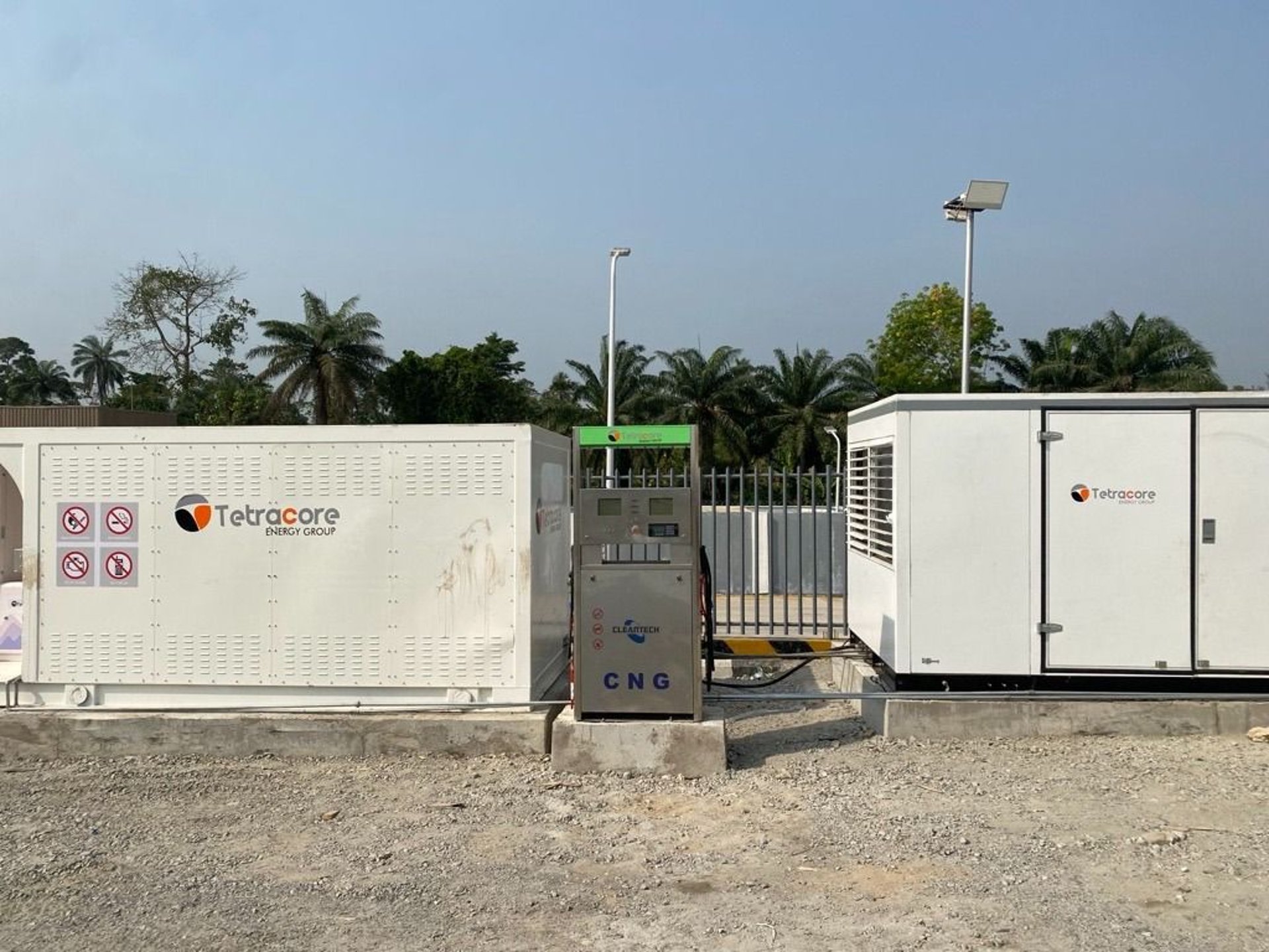 pipes are lined up in the middle of a field