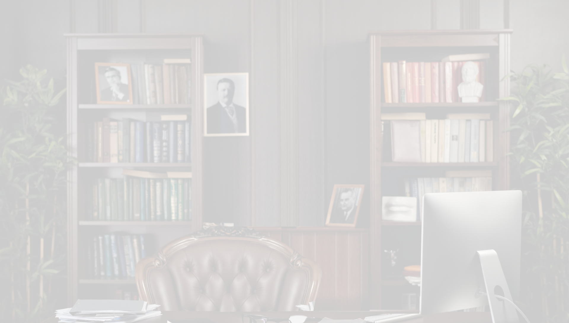 black and brown leather padded tub sofa