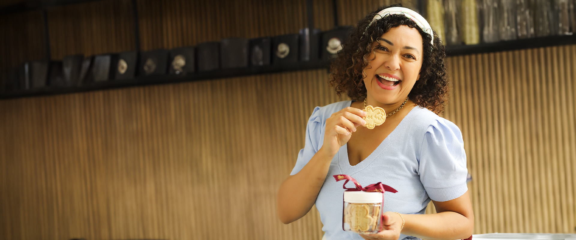 an abstract photo of a curved building with a blue sky in the background