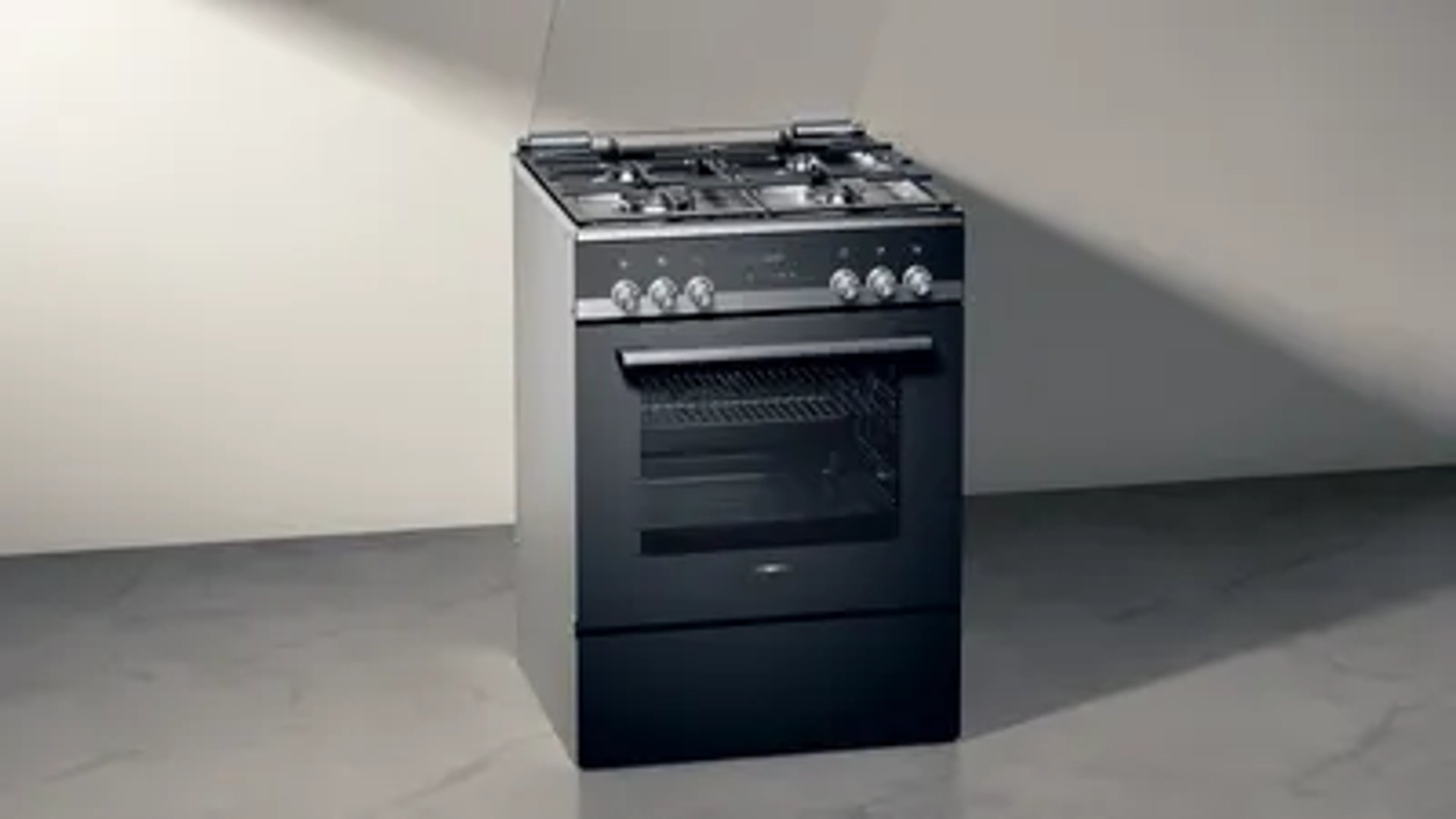 gray steel 3-door refrigerator near modular kitchen