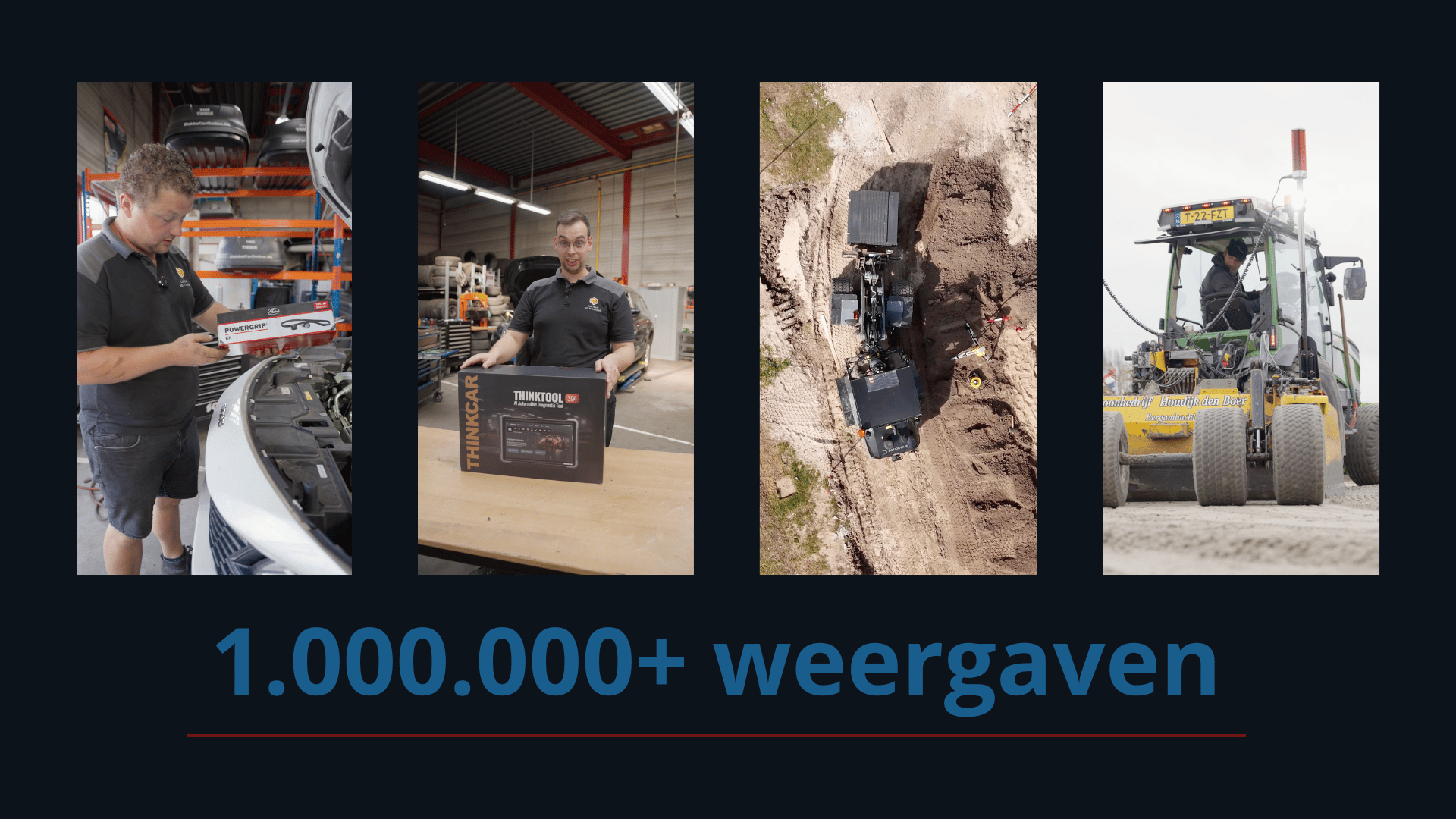1 miljoen views BoudewijnMedia