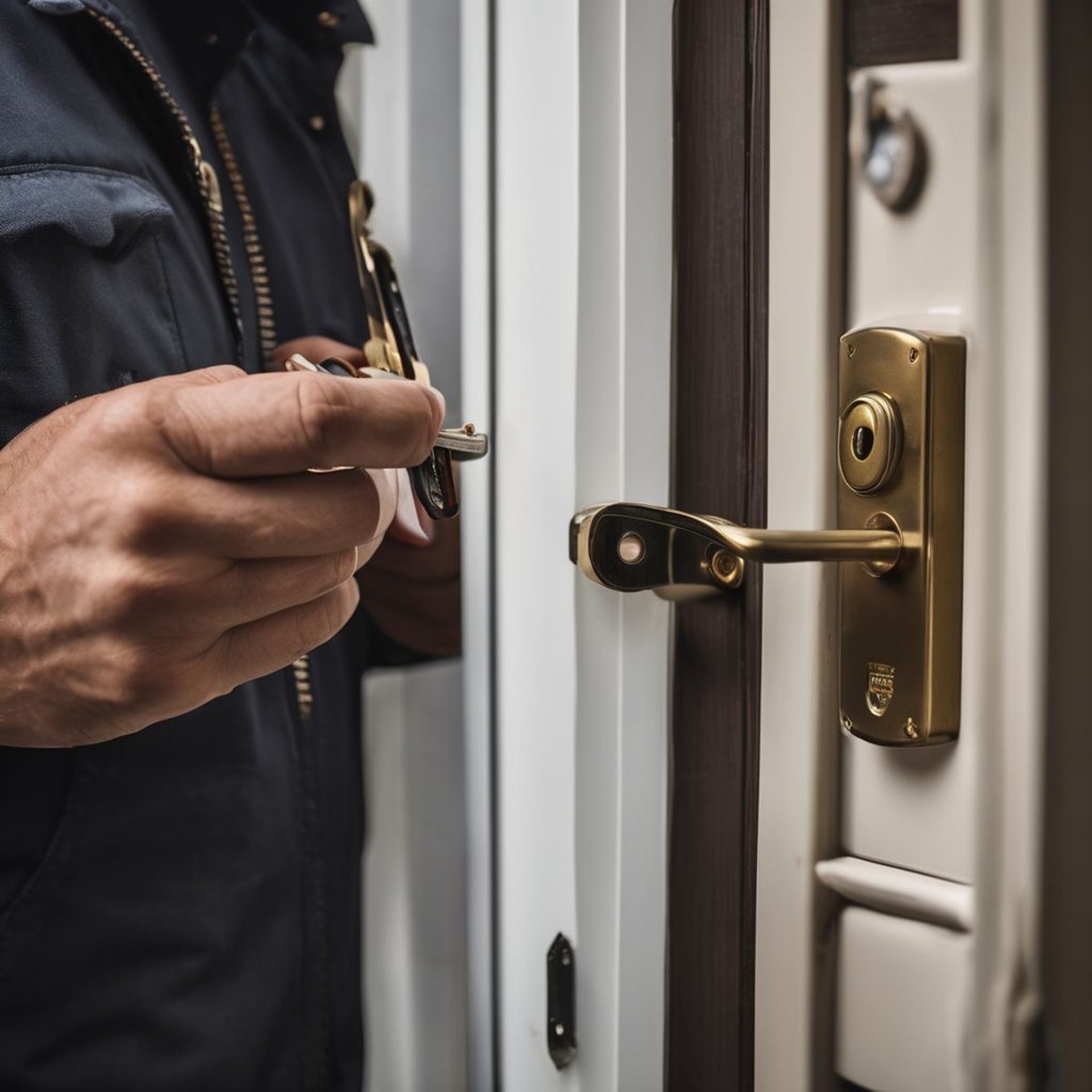 an abstract photo of a curved building with a blue sky in the background