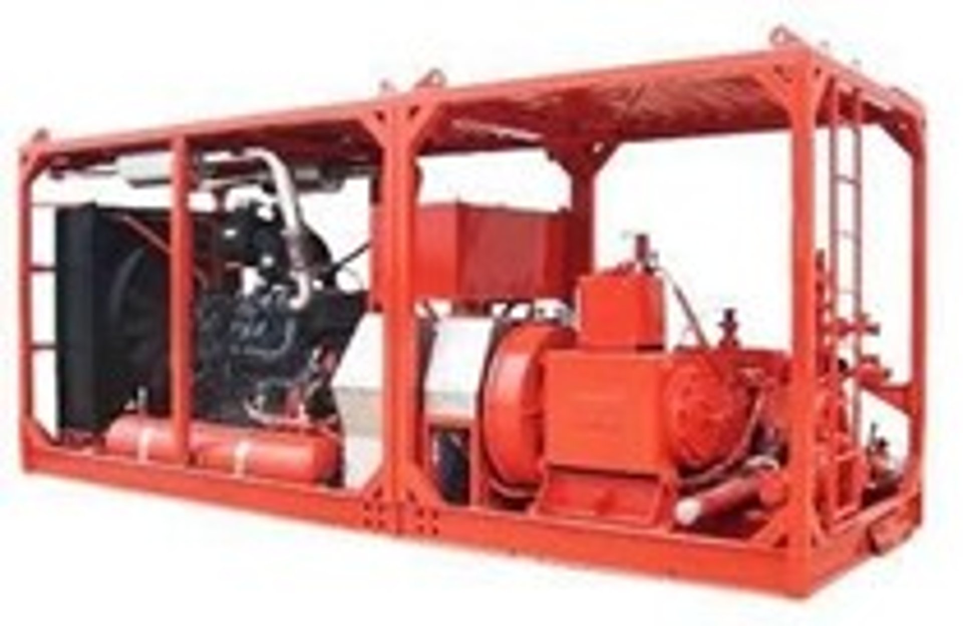 black and orange metal machine on green grass field during daytime