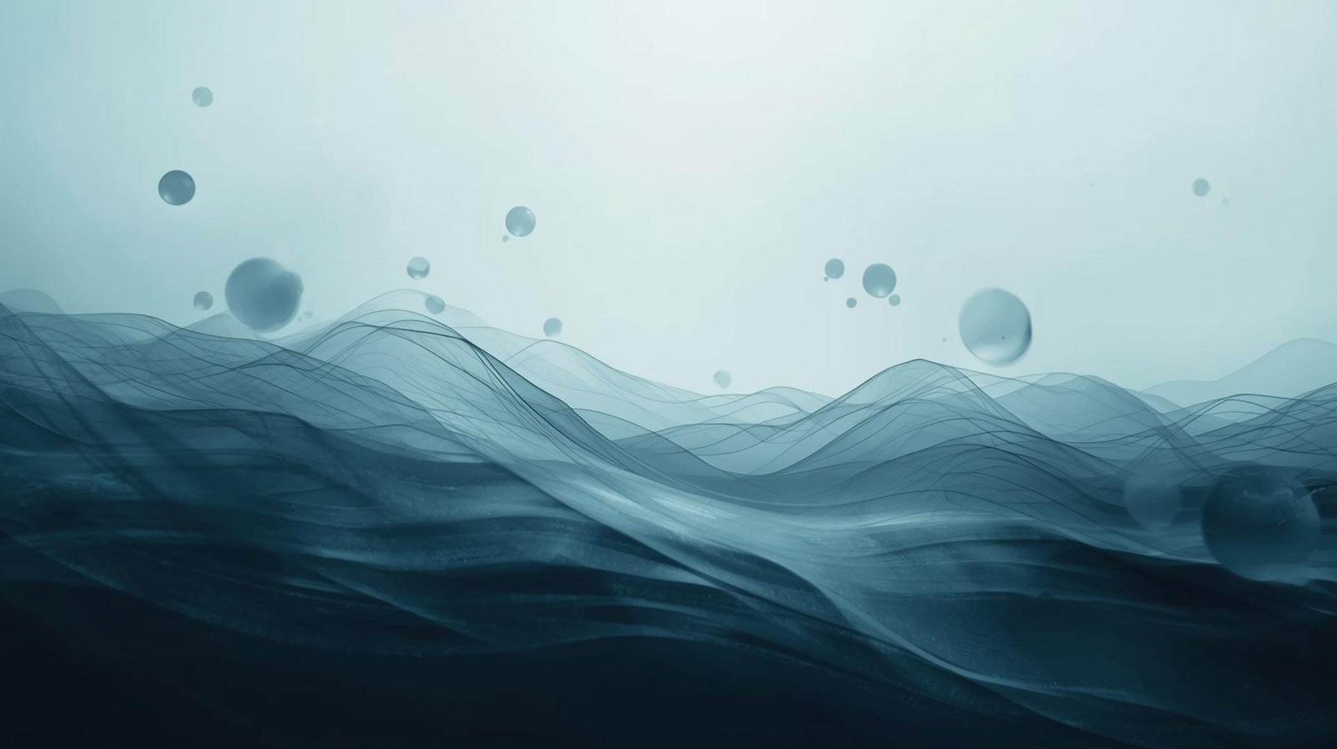 an abstract photo of a curved building with a blue sky in the background