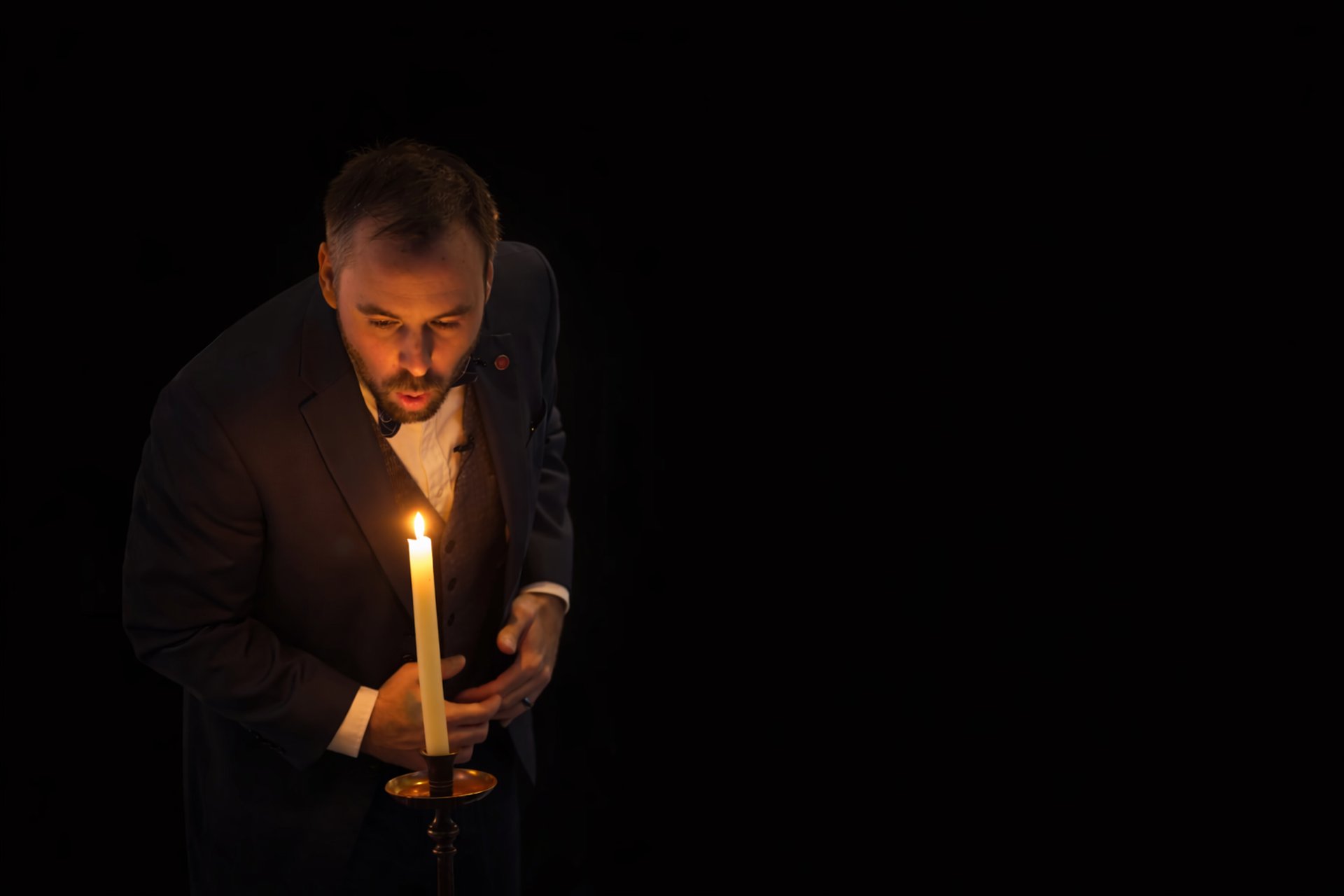 black and brown leather padded tub sofa