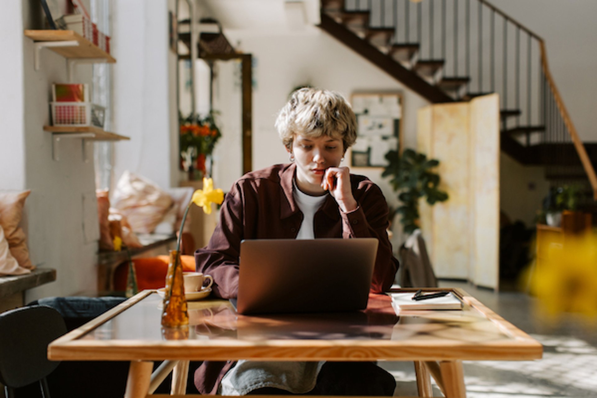 black blue and yellow textile