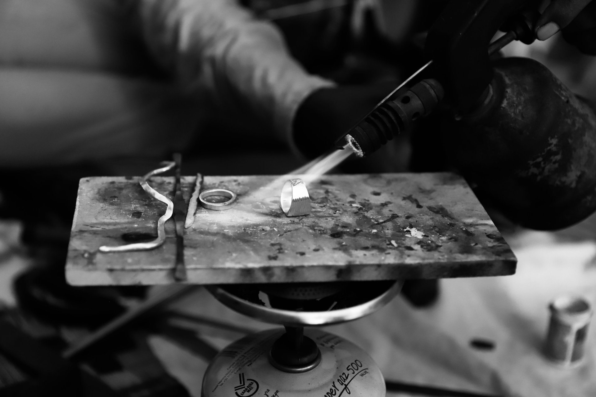 a landscape with trees and a building in the distance