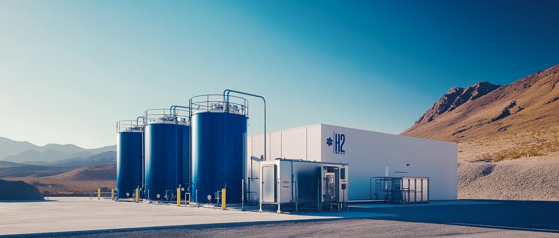 an abstract photo of a curved building with a blue sky in the background