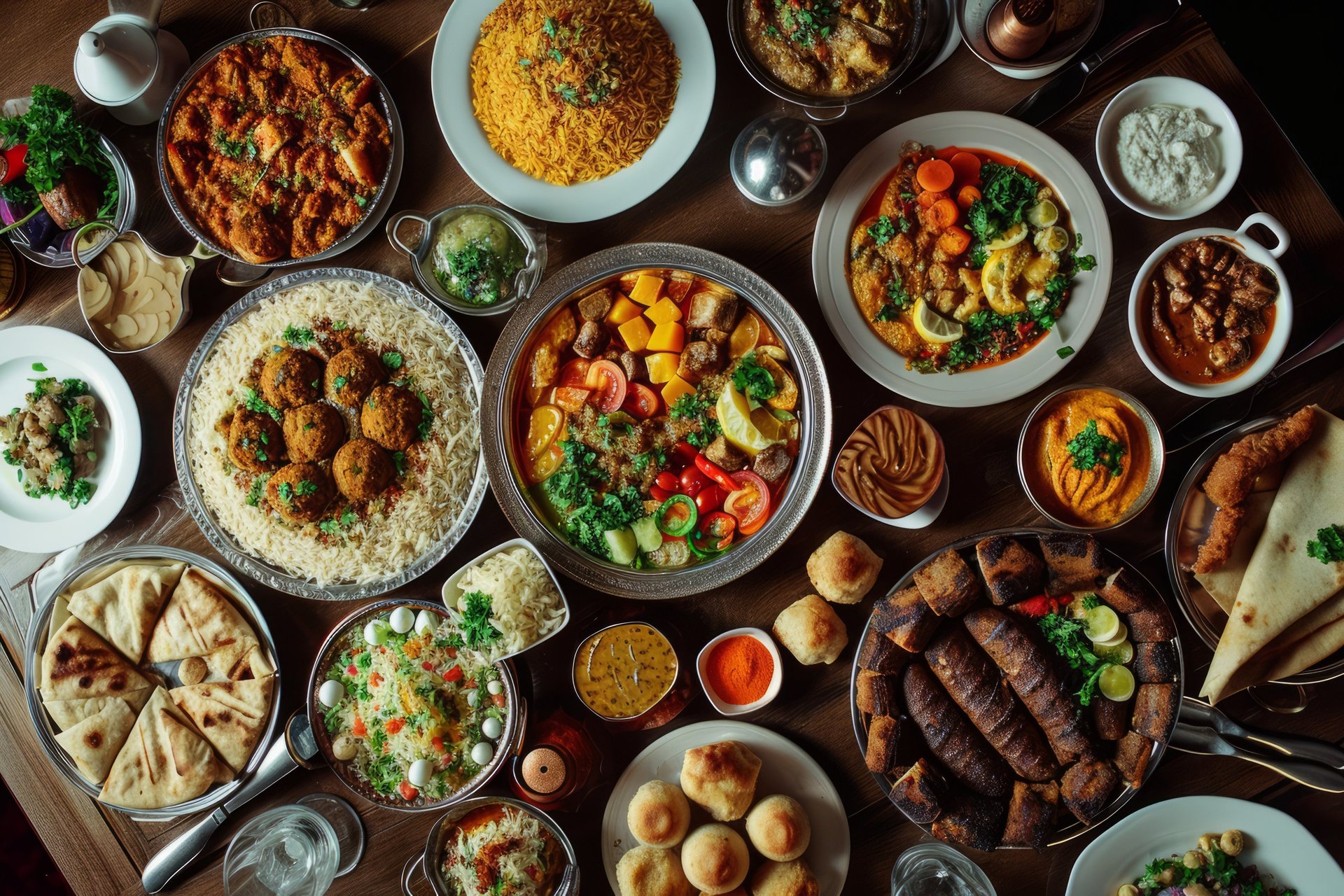 an abstract photo of a curved building with a blue sky in the background