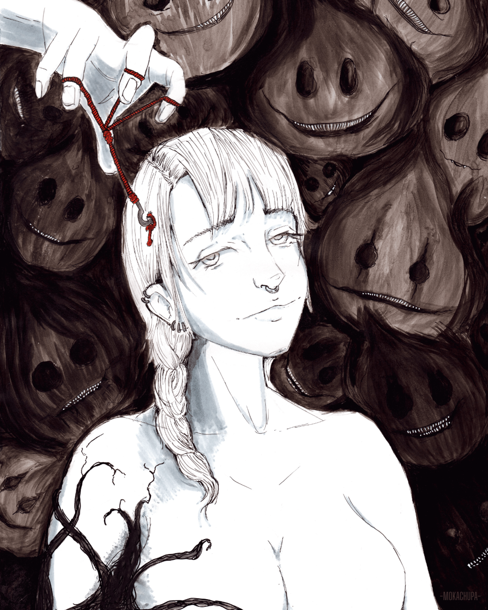 gray computer monitor