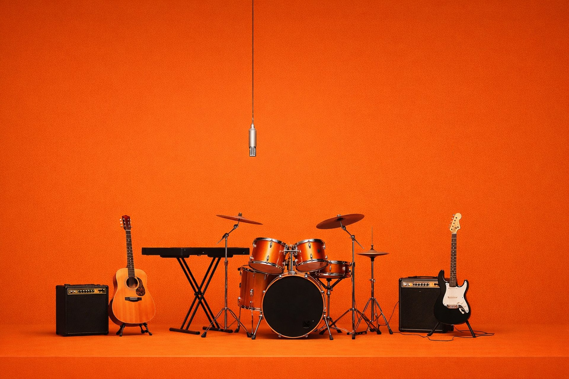 an abstract photo of a curved building with a blue sky in the background