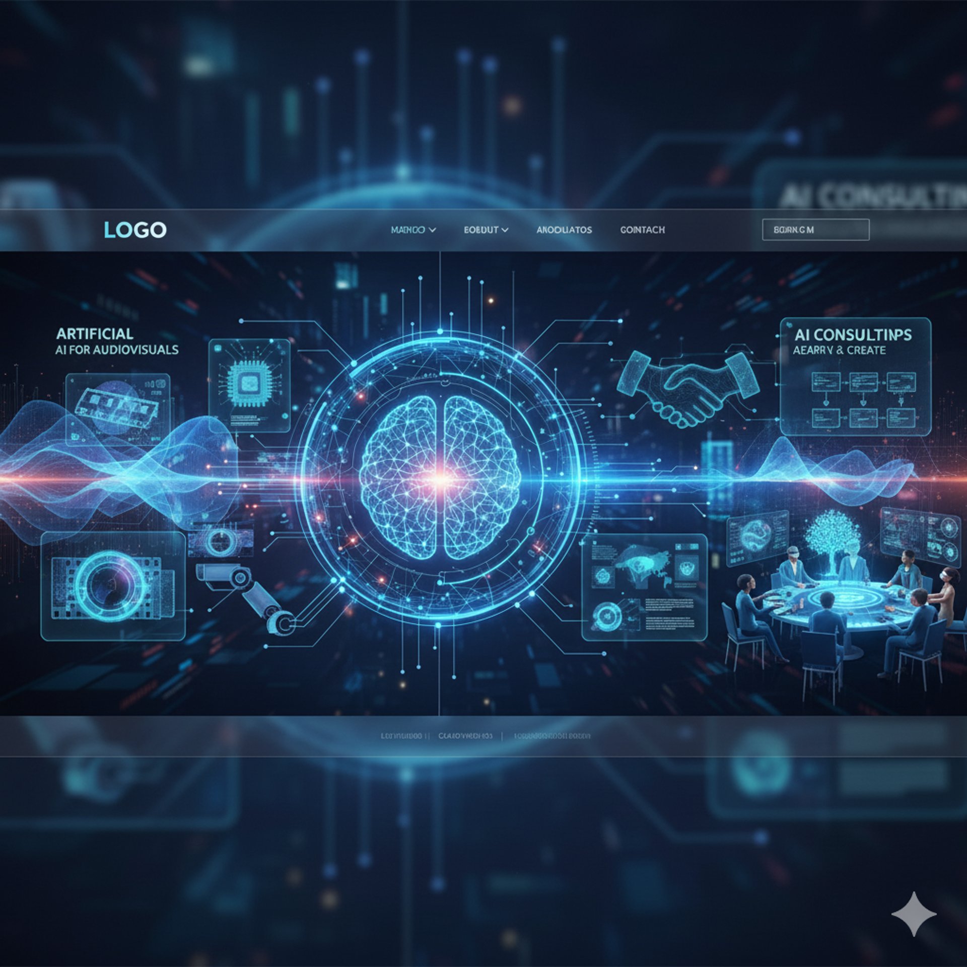 an abstract photo of a curved building with a blue sky in the background