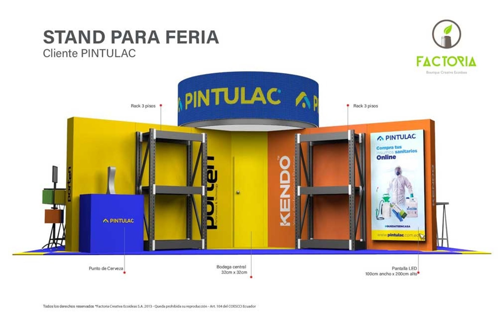 Stand para ferias y exposiciones