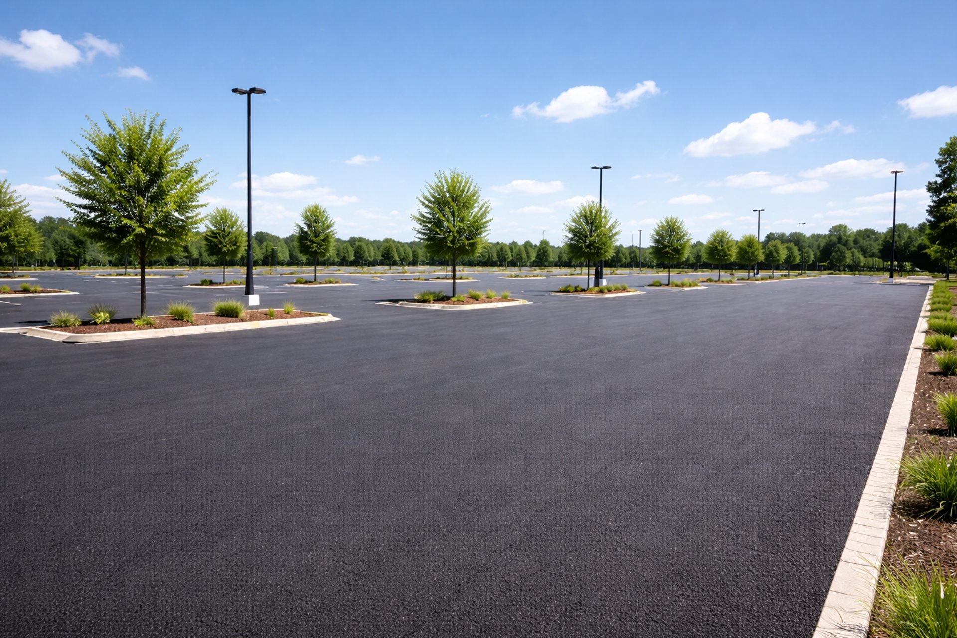 Asphalt Seal Coating in Columbus, Georgia by Chattahoochee Valley Sealcoating