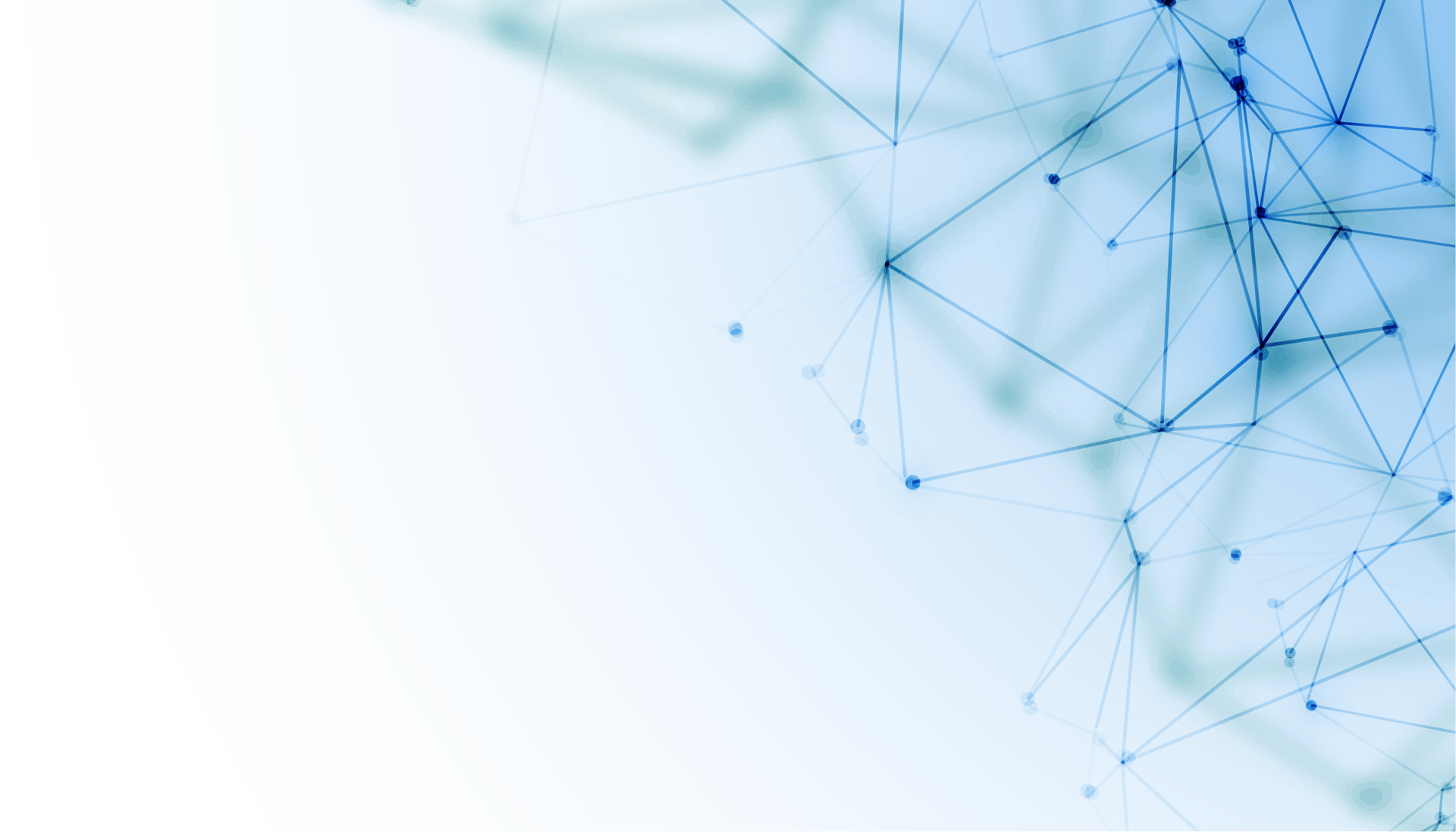 a blue background with lines and dots