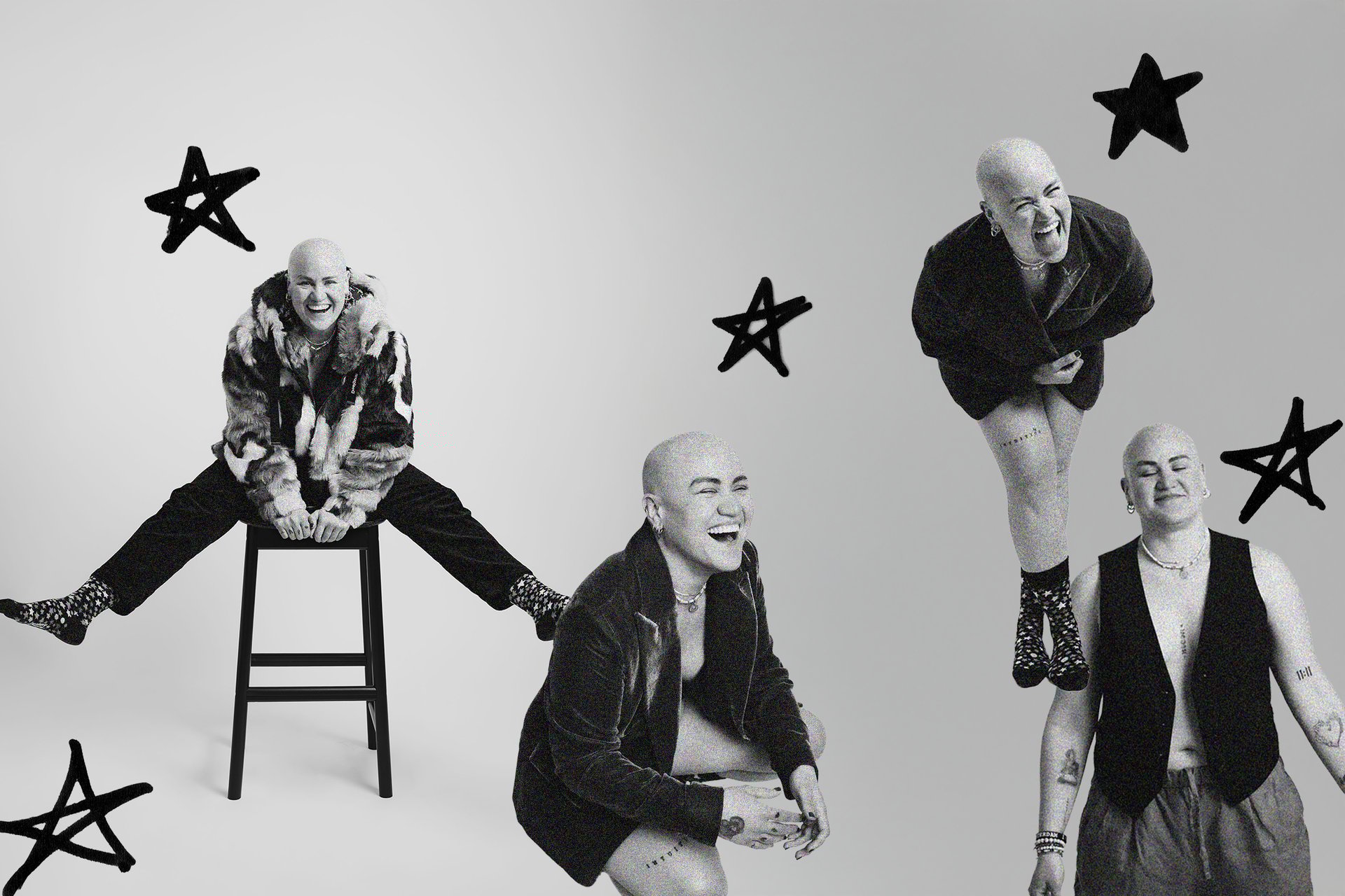 black and white bed linen