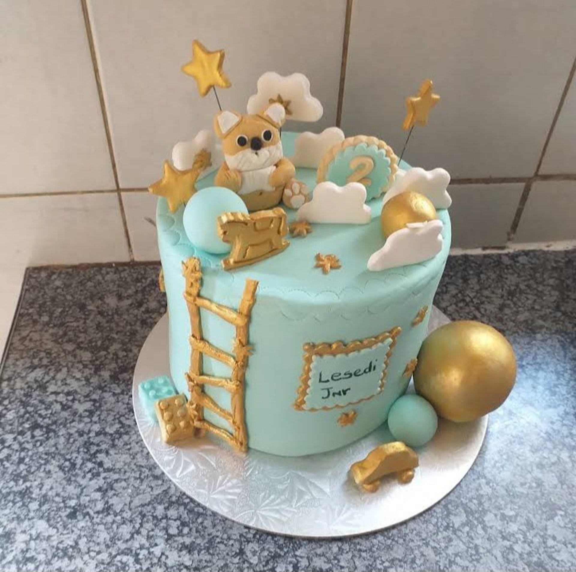 two brown croissants