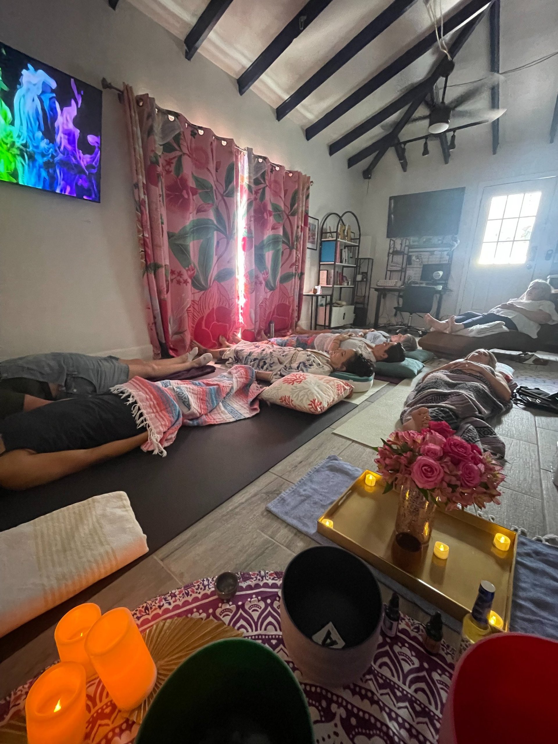 black blue and yellow textile