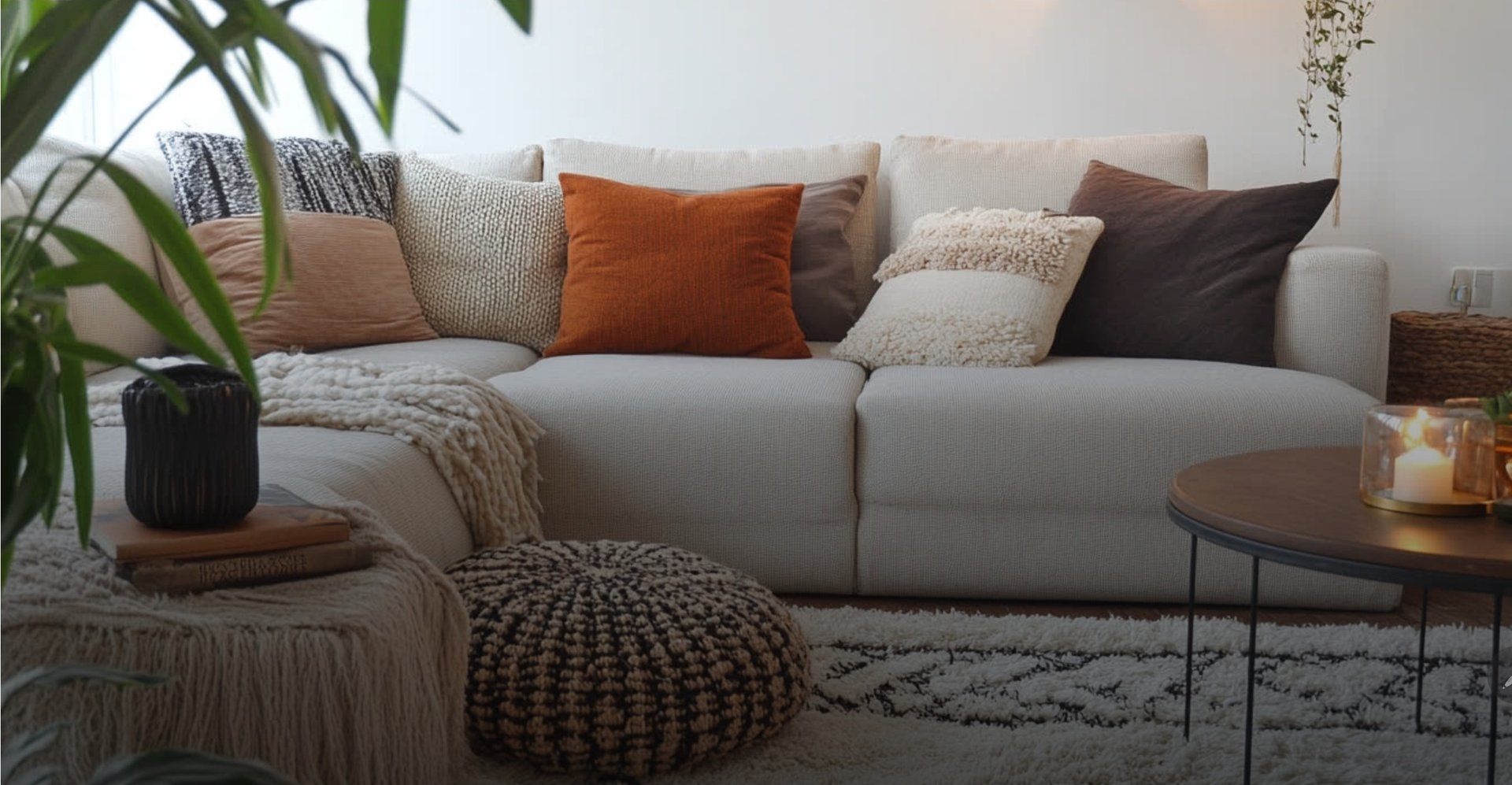 black and brown leather padded tub sofa