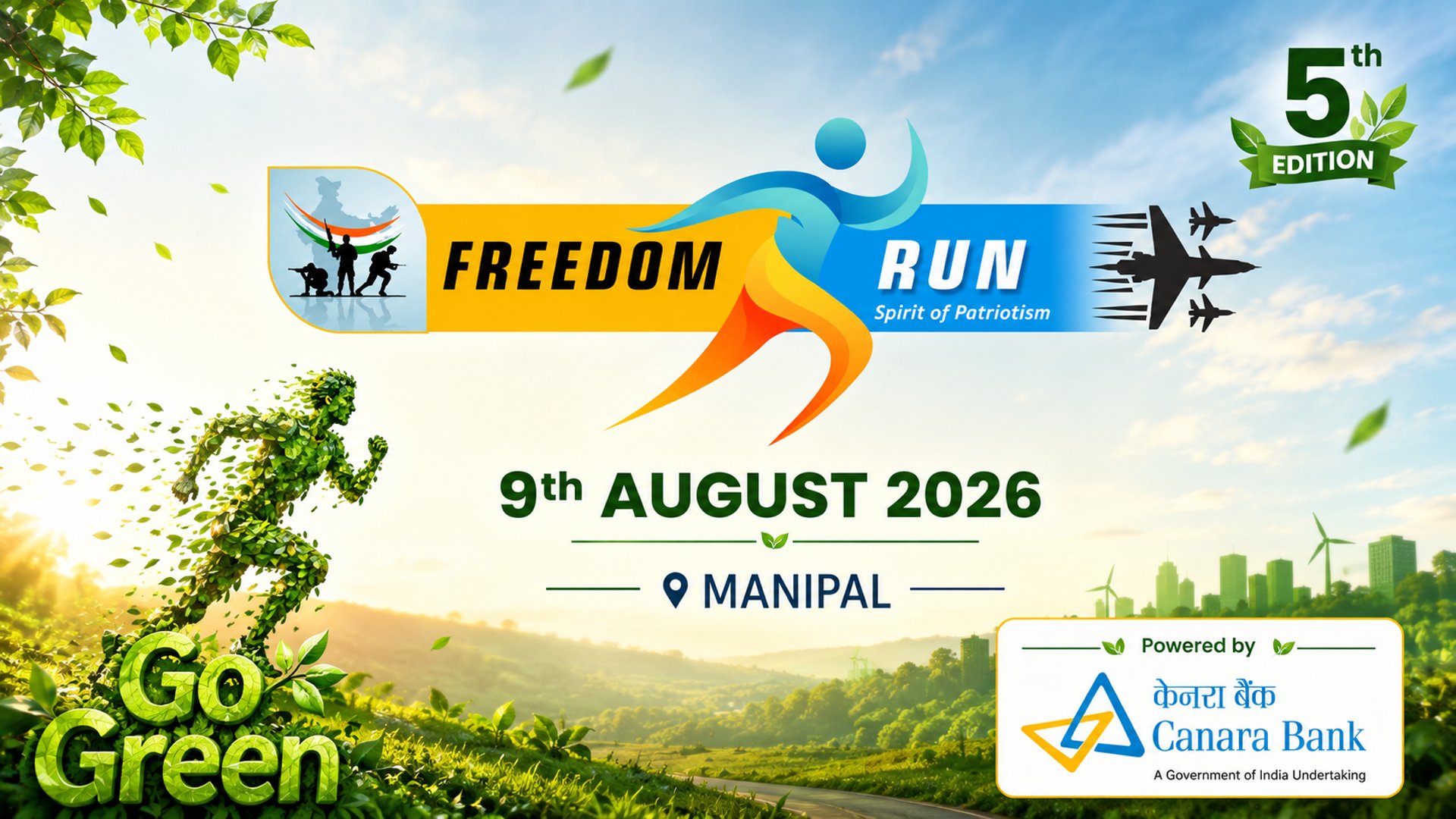 Freedom Run Manipal 2026 Theme is Go Green