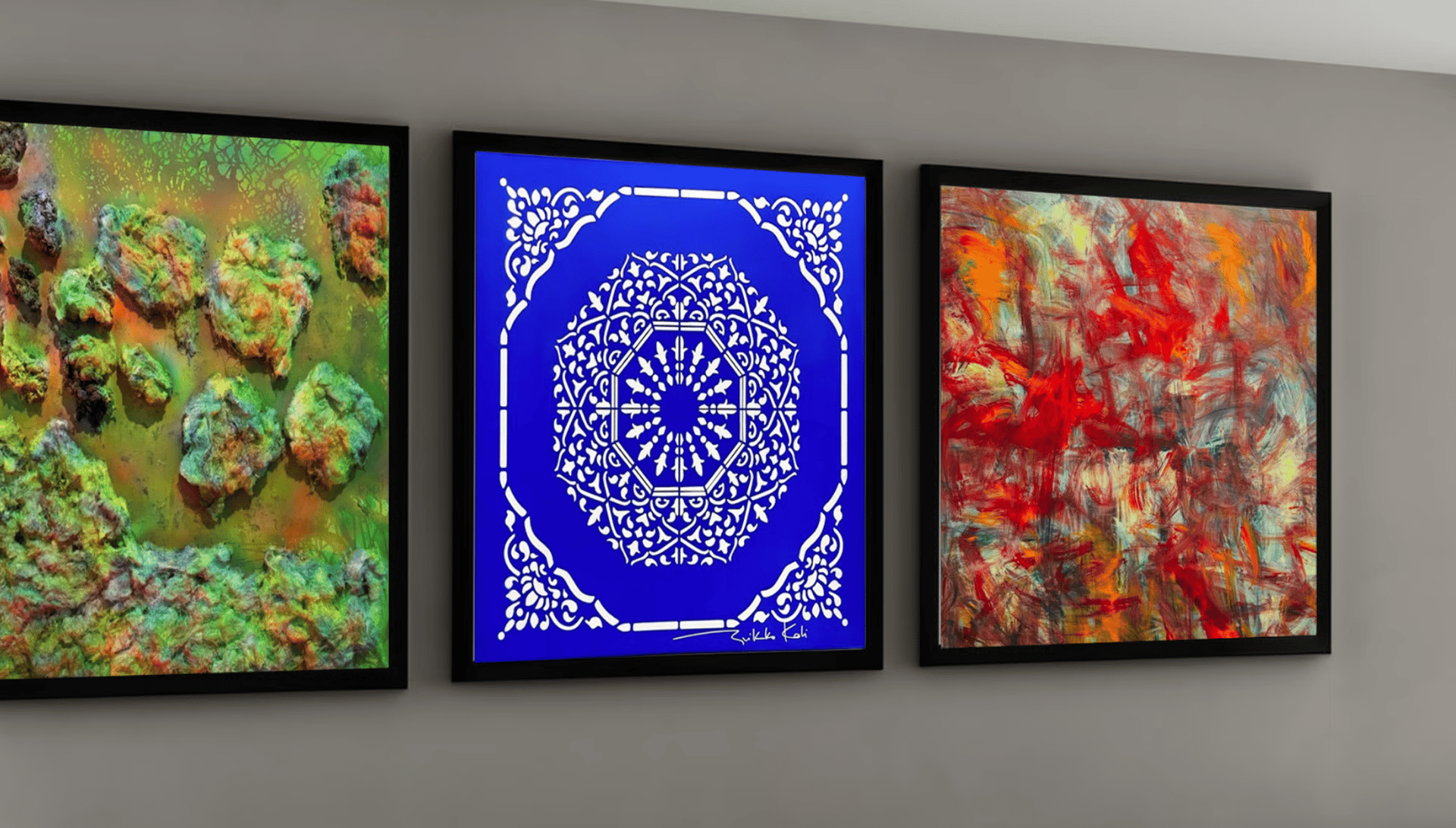 an abstract photo of a curved building with a blue sky in the background