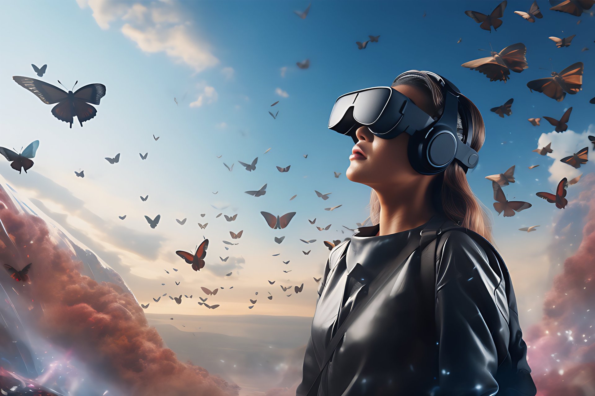 black and brown leather padded tub sofa