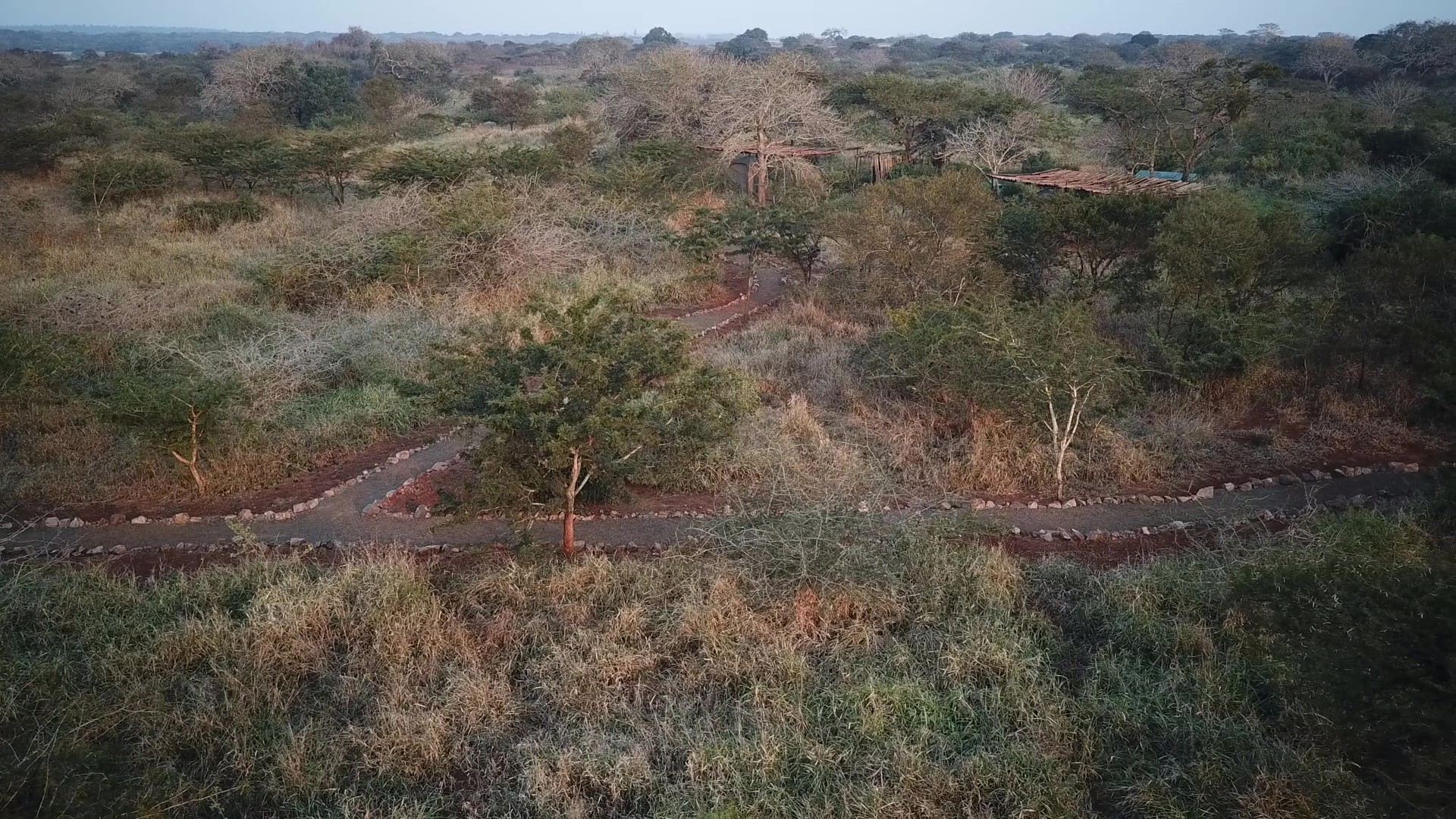 Self catering safari tent accommodation sites at Albizia tented camp