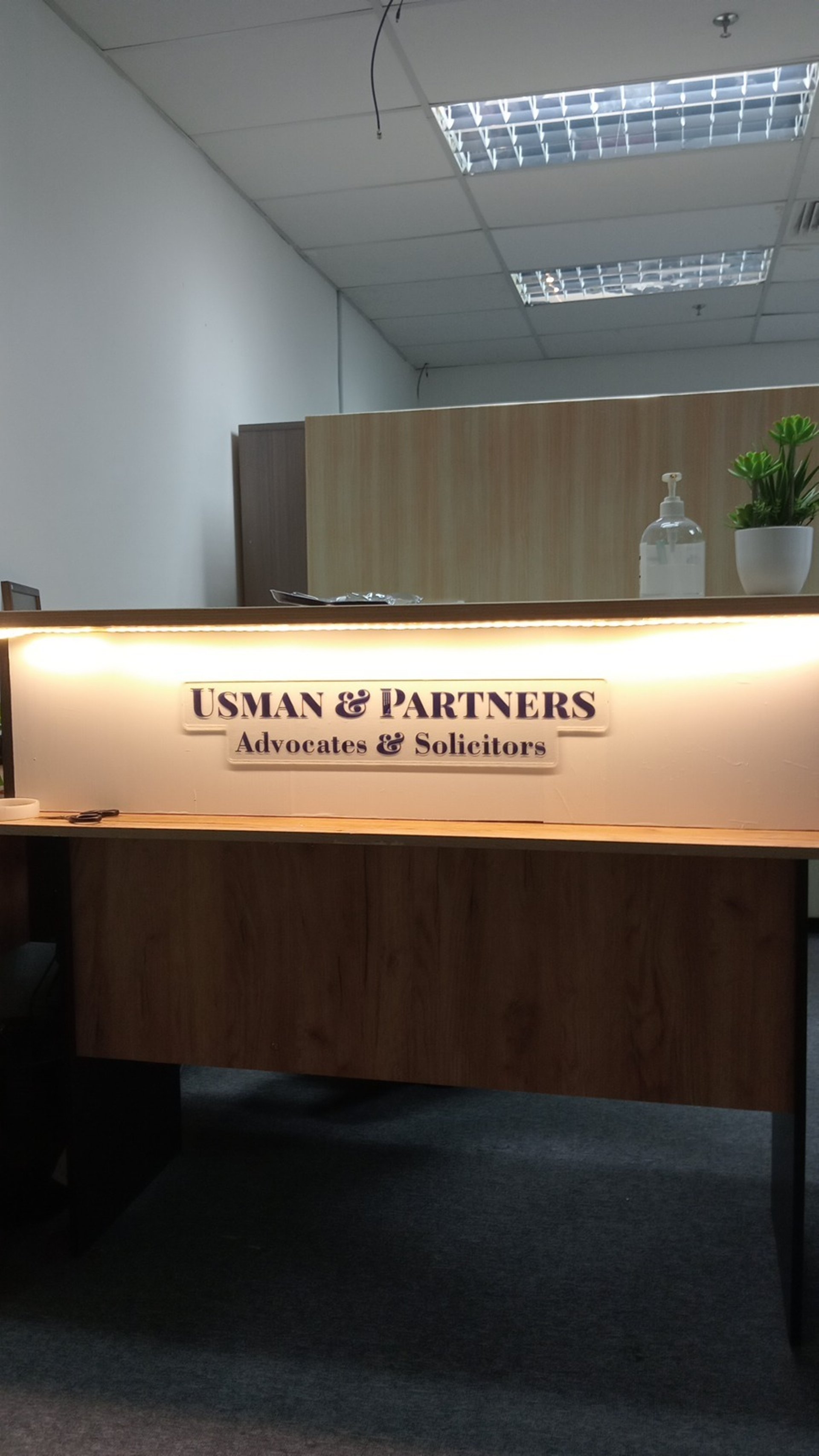 Desk Usman & Partners Law Firm Sabah Malaysia