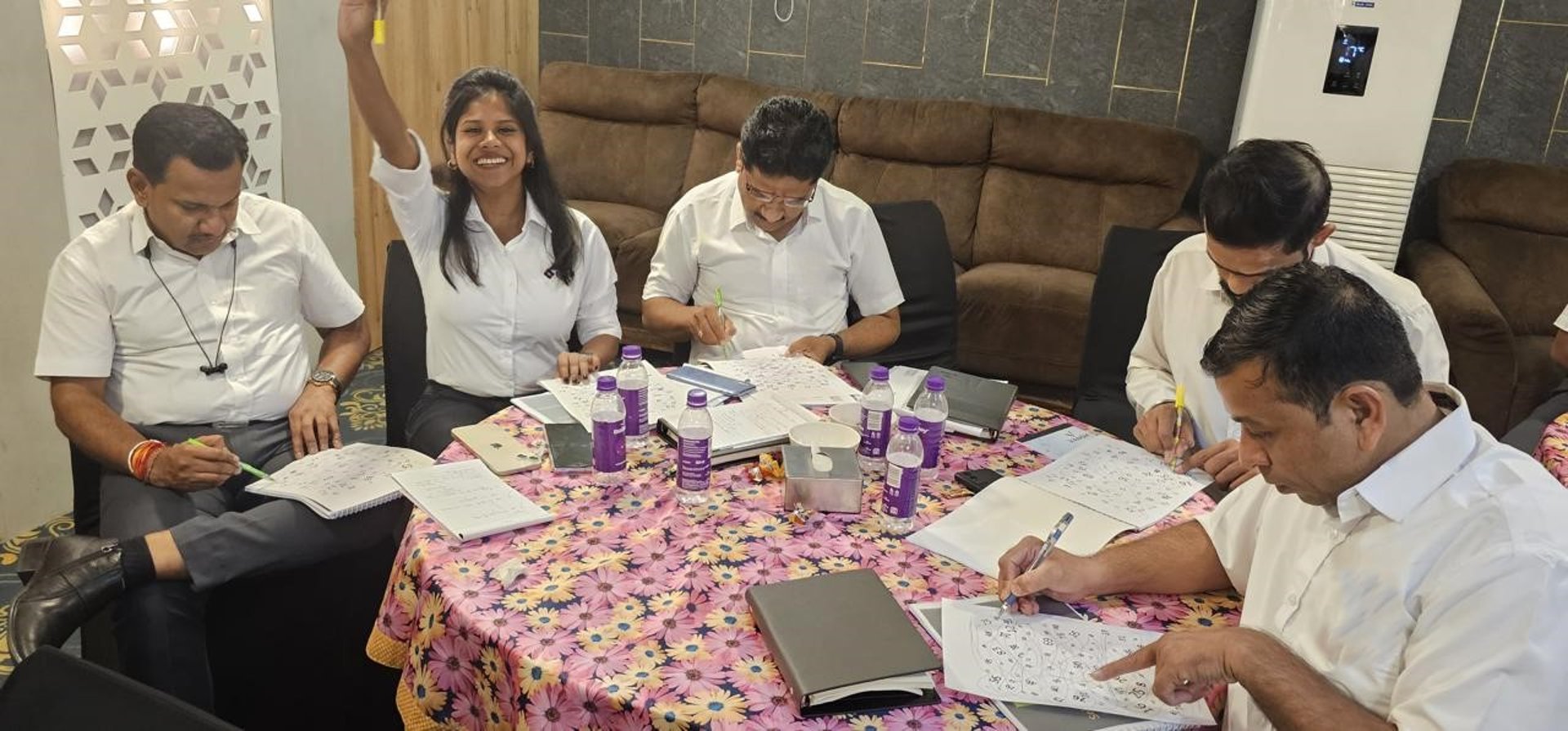 an abstract photo of a curved building with a blue sky in the background