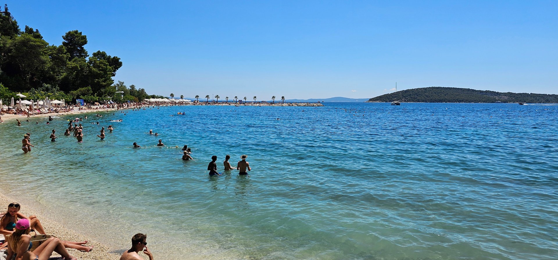 Kasjuni Beach in Split Croatia