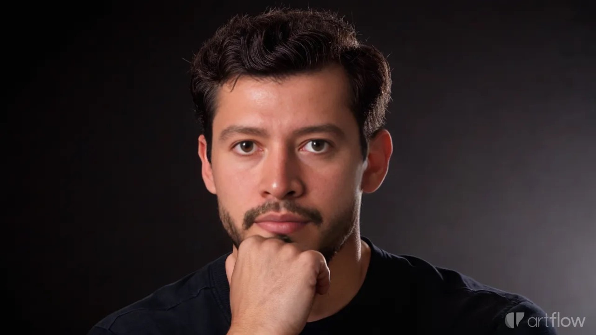 black and brown leather padded tub sofa