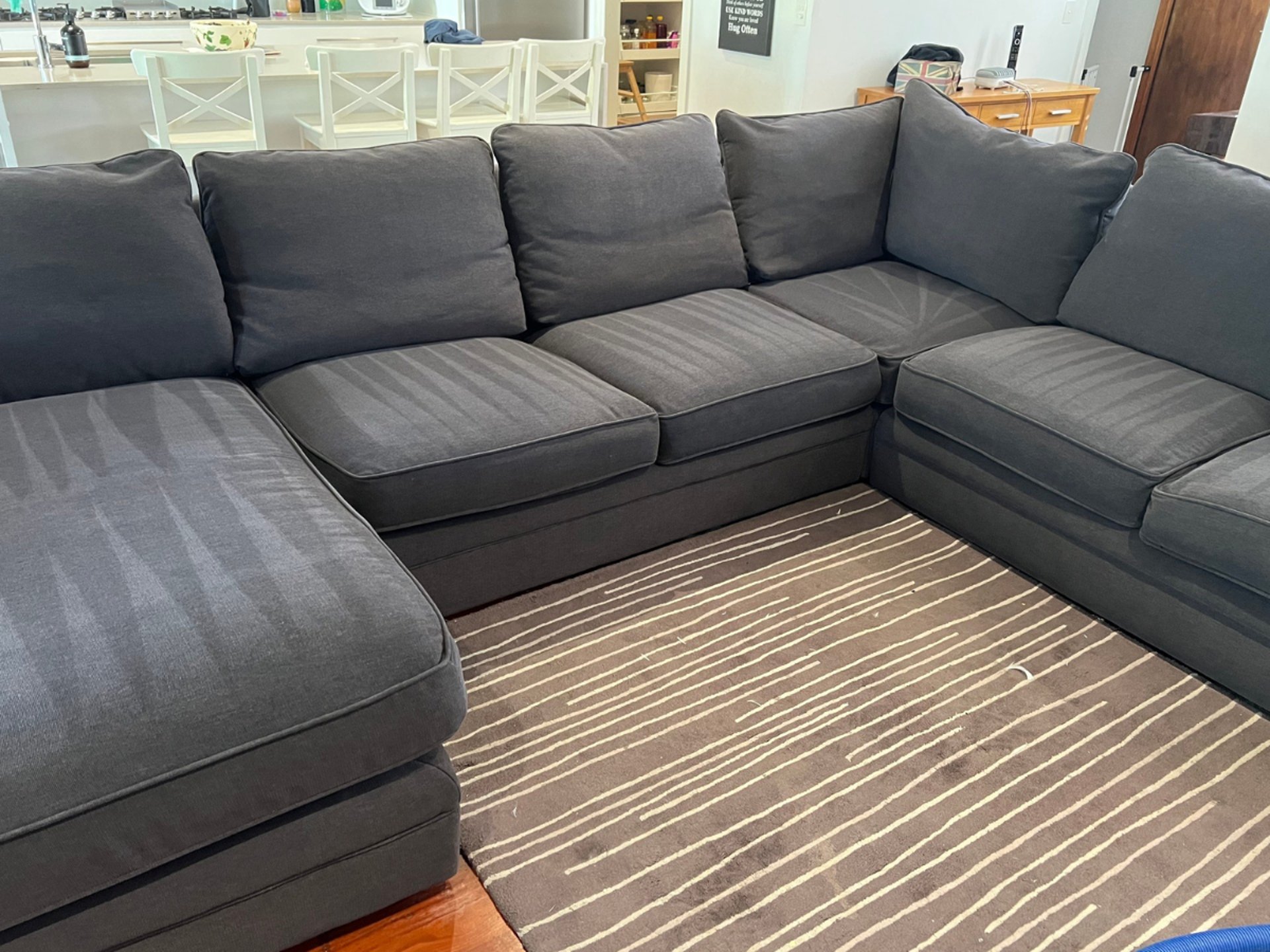 black blue and yellow textile