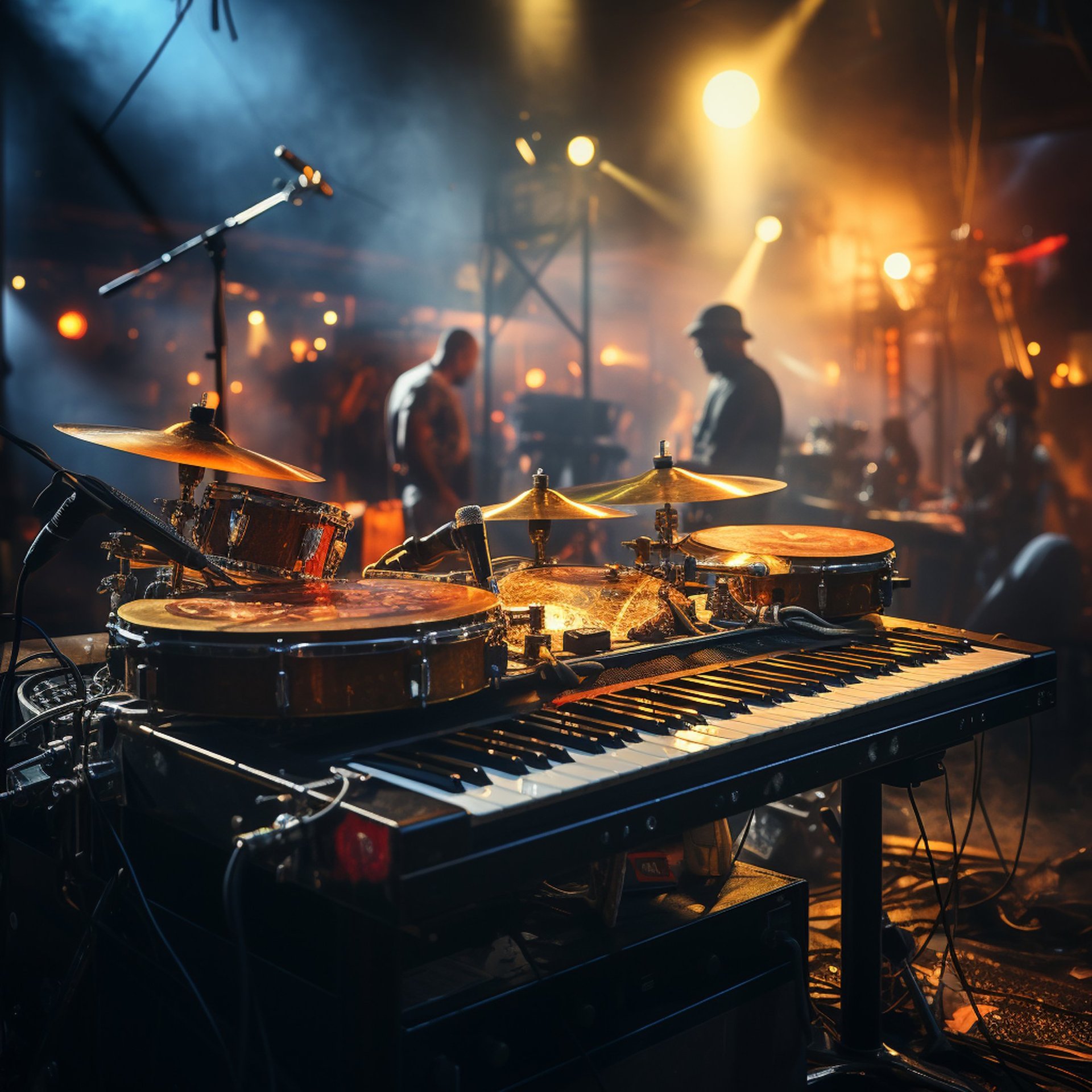 black blue and yellow textile