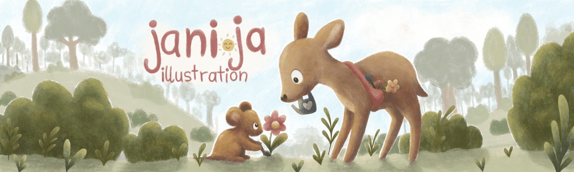 JaniJa illustration - liebevolle süße Illustrationen, handgemalt von Janina Jaeckel