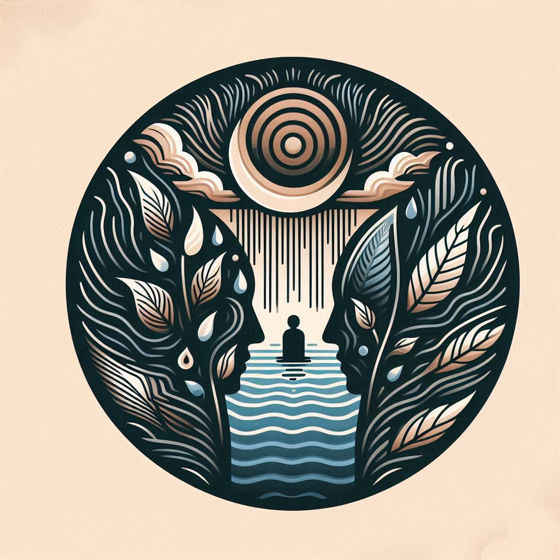 a close up of a black and brown abstract painting