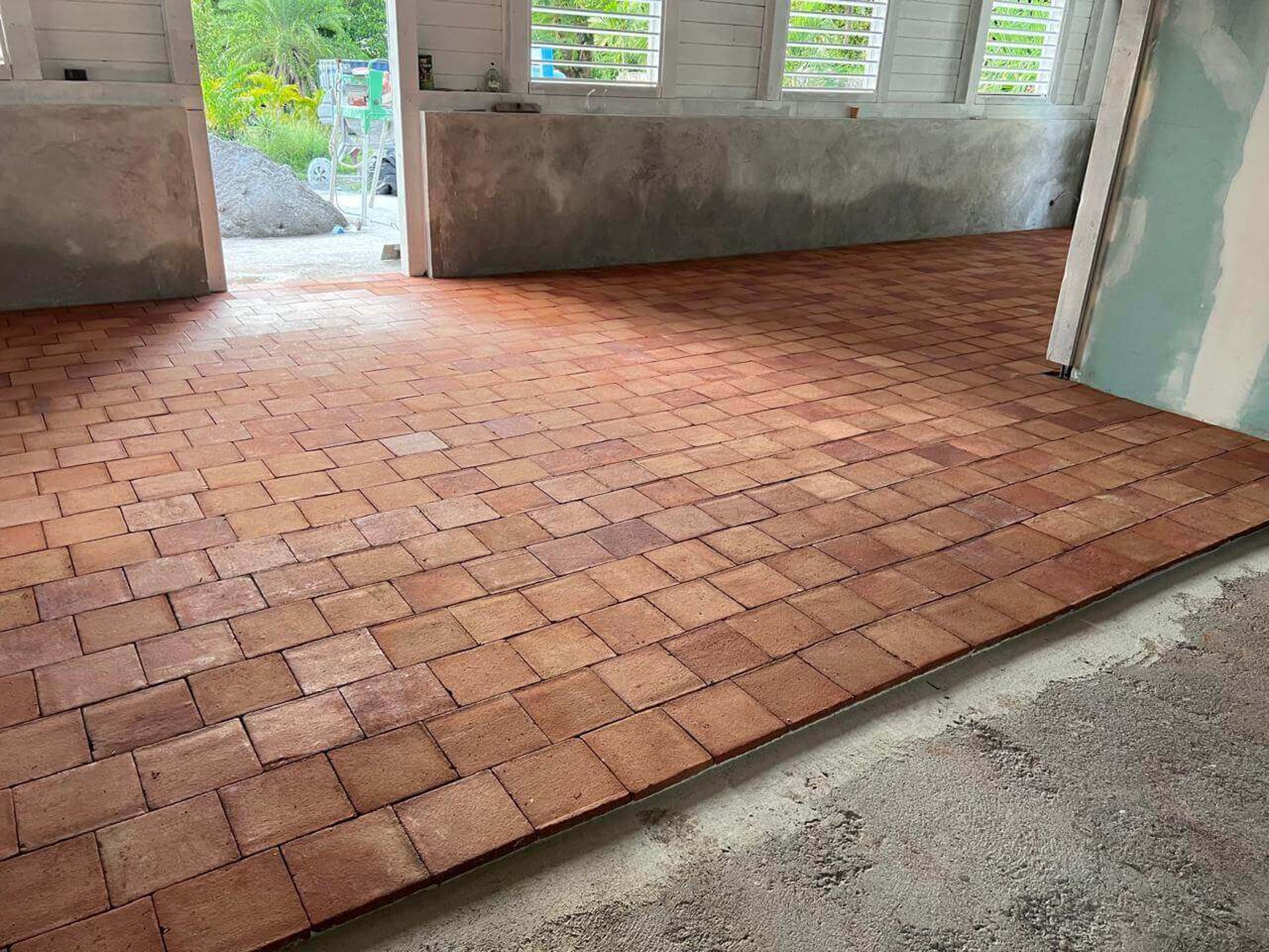 carreaux rouges terre cuite