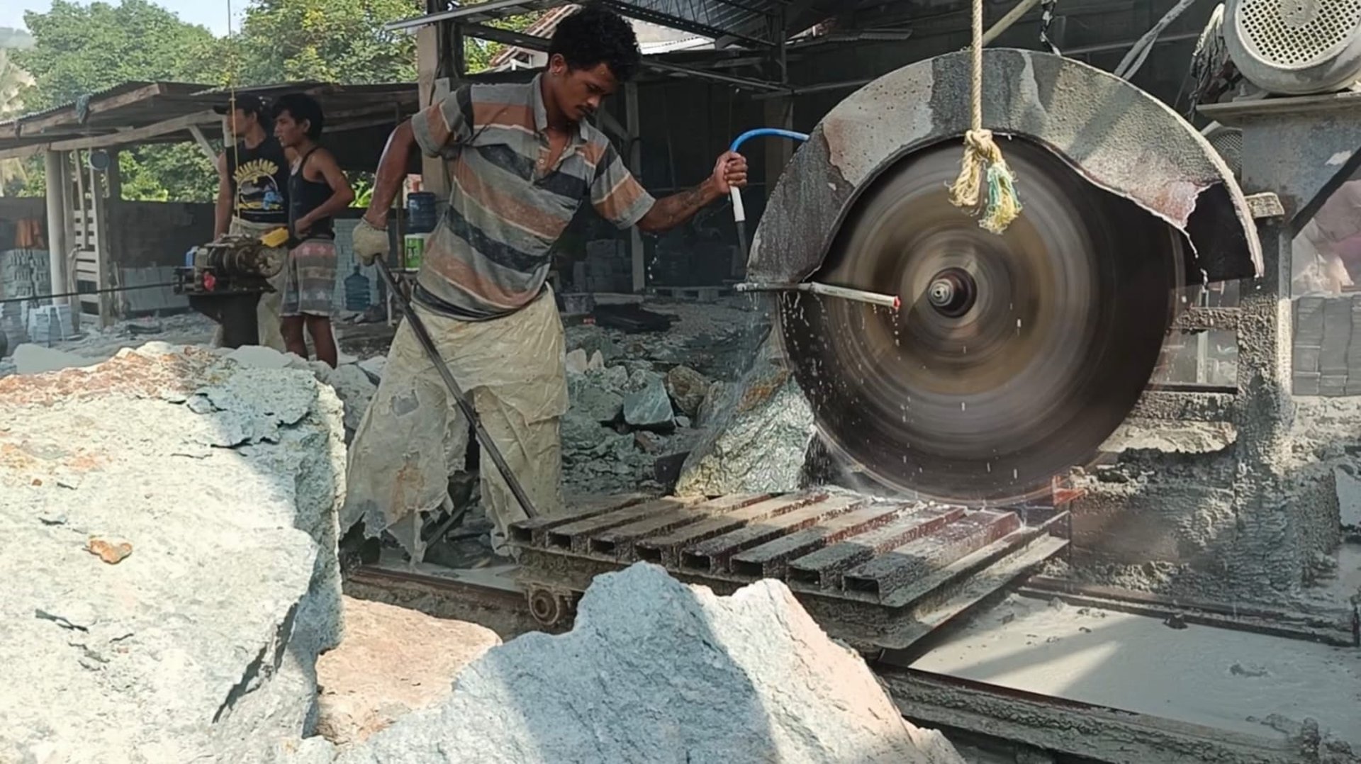 Bali stone factory