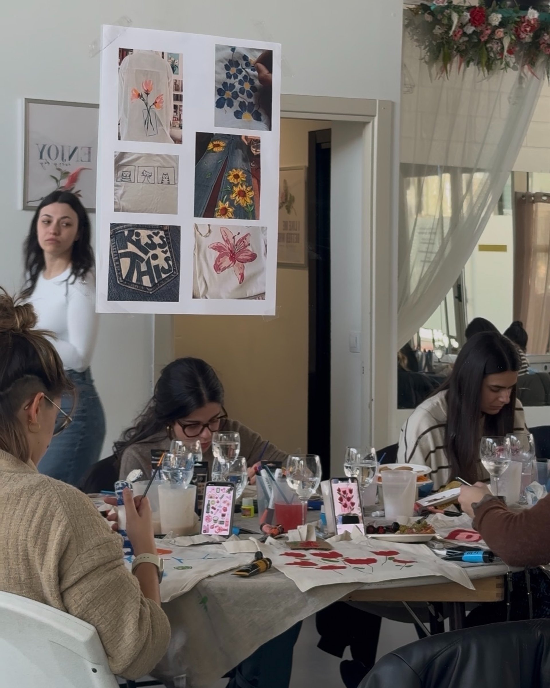 black blue and yellow textile