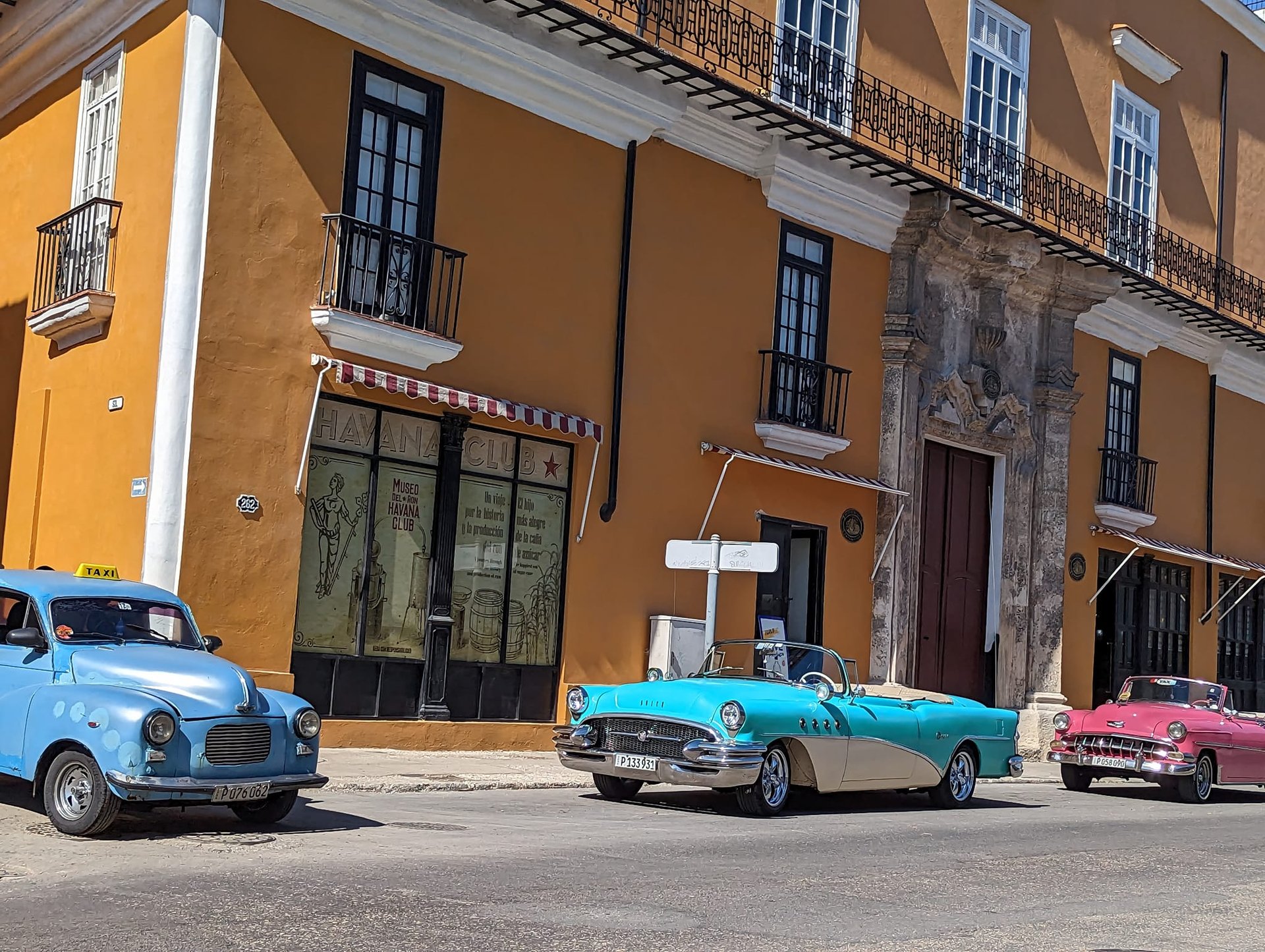 Old colourful cars in Havana Cuba