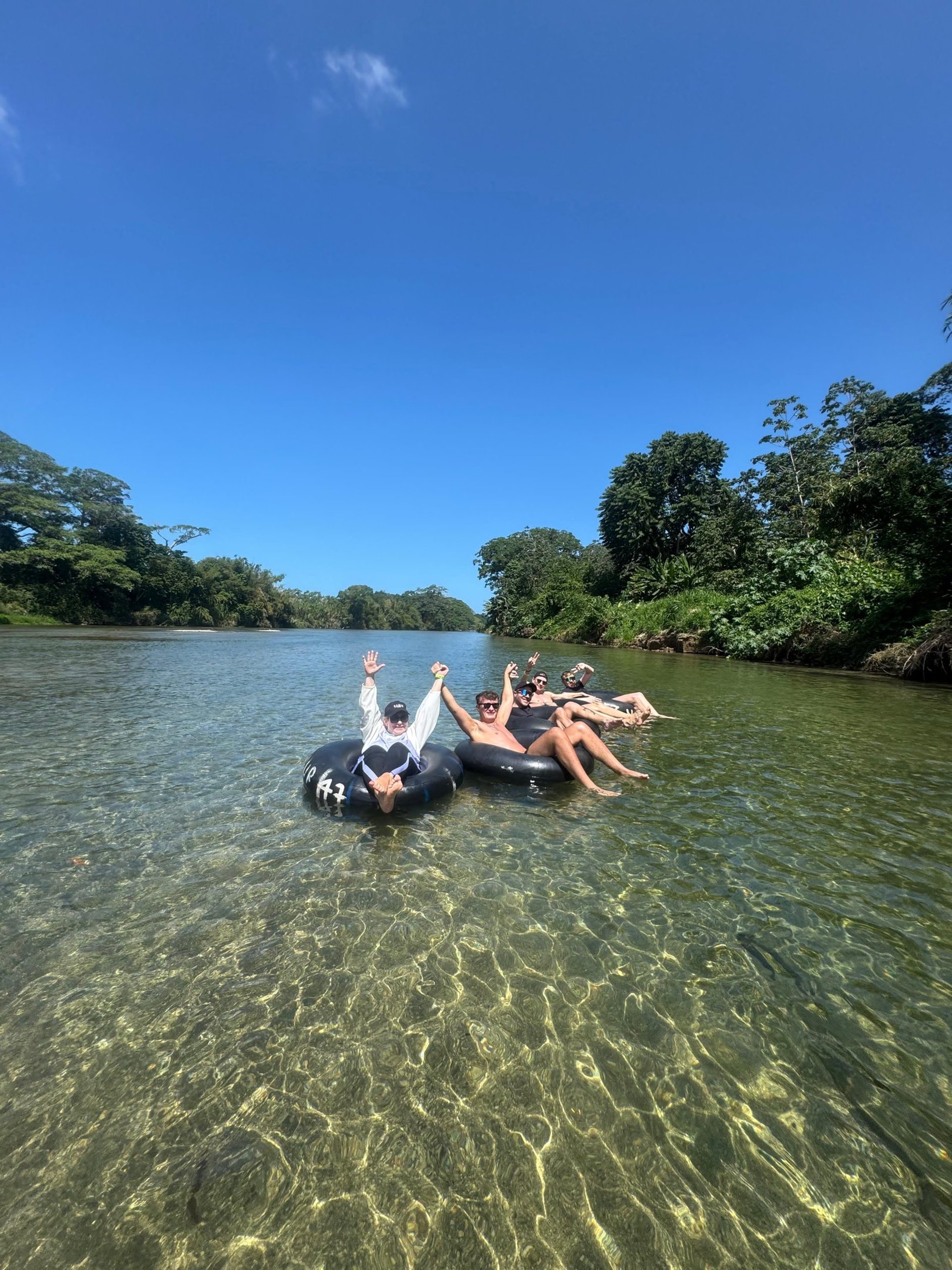 Tubing at Don Diego river Santa Marta Colombia