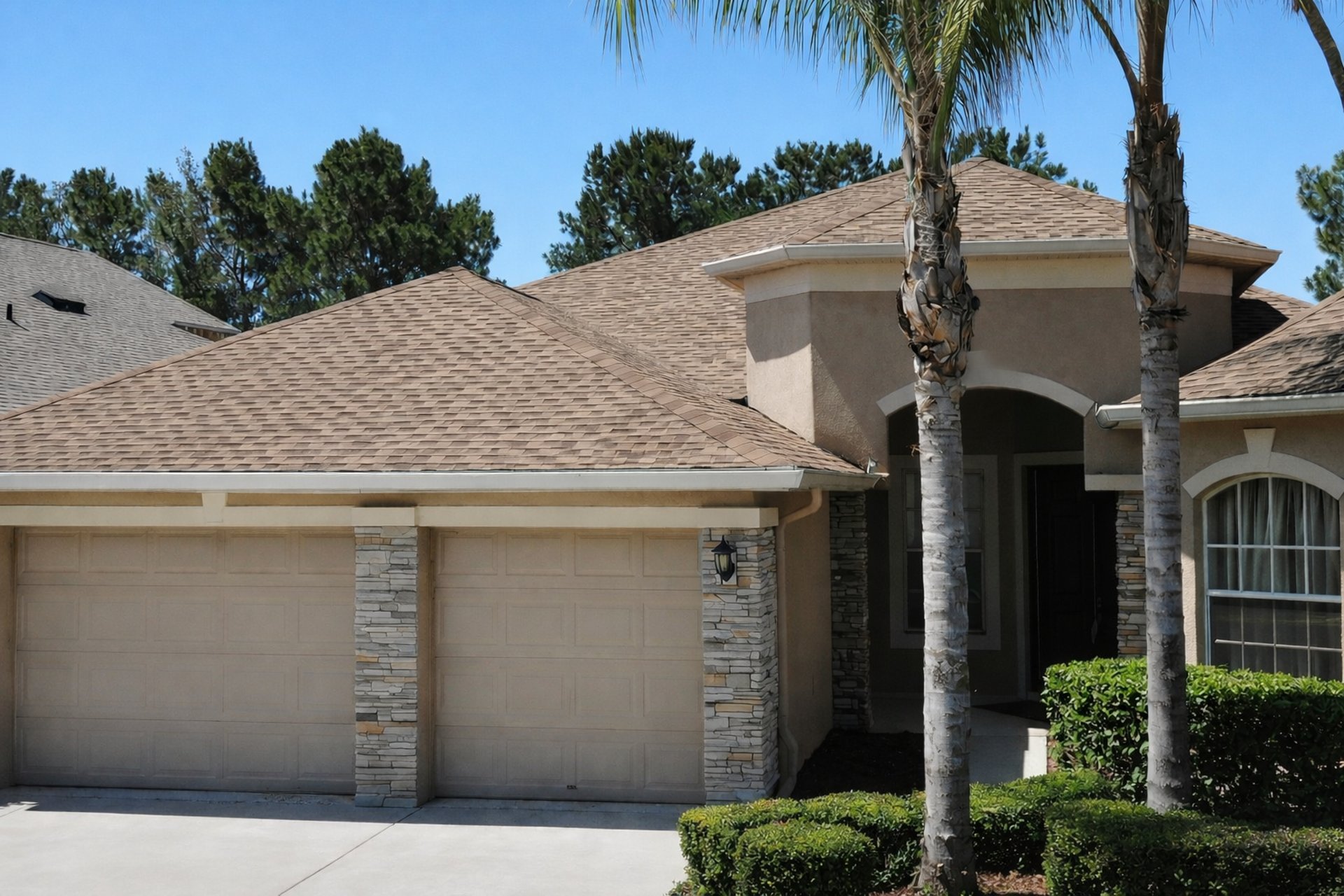 Architectural Shingle roof replacement installed by CenterPoint Roofing in Tampa Bay, Florida