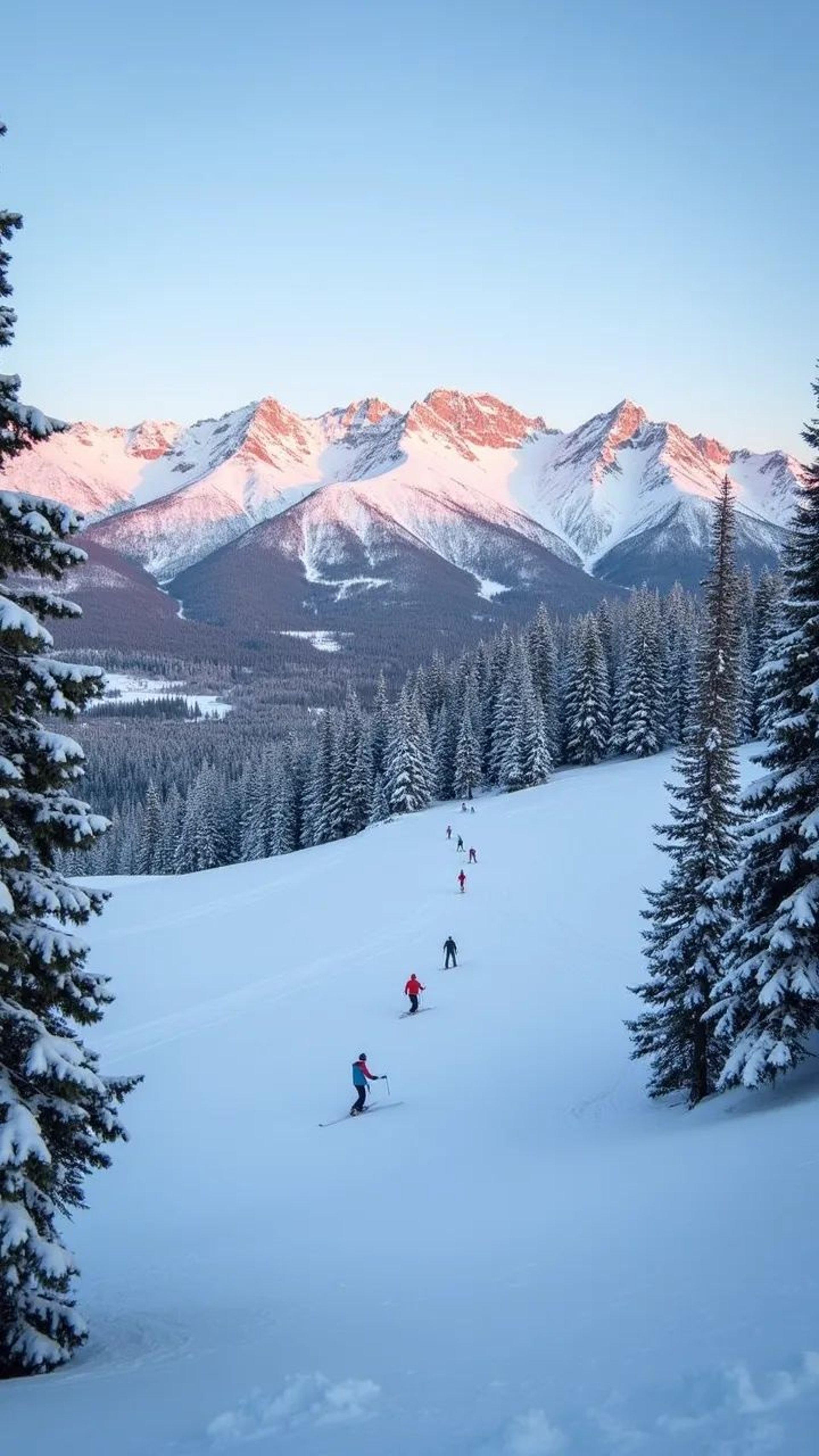 an abstract photo of a curved building with a blue sky in the background