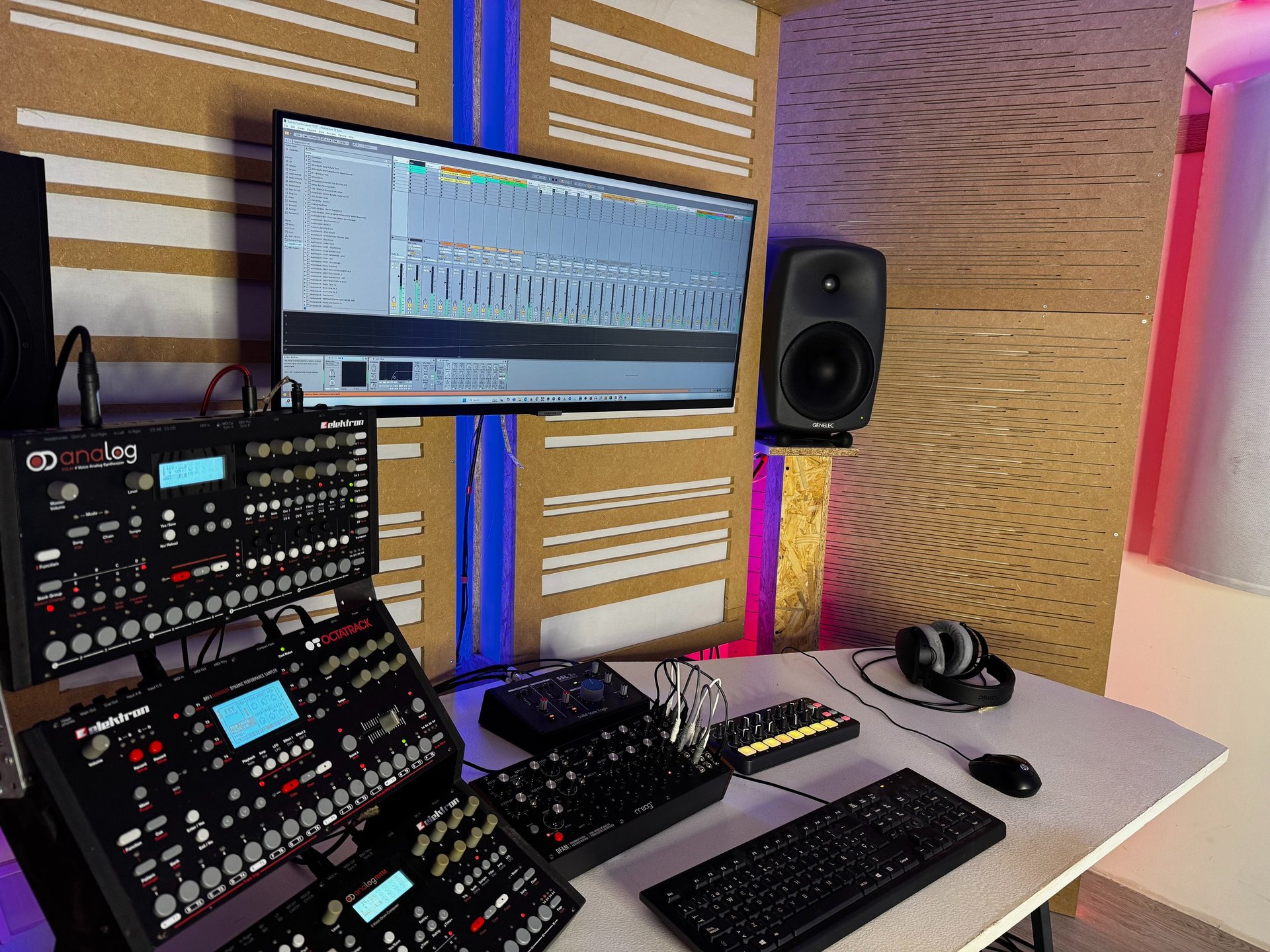 black blue and yellow textile