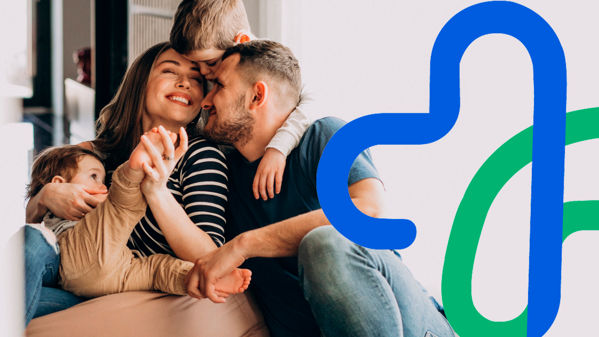 an abstract photo of a curved building with a blue sky in the background