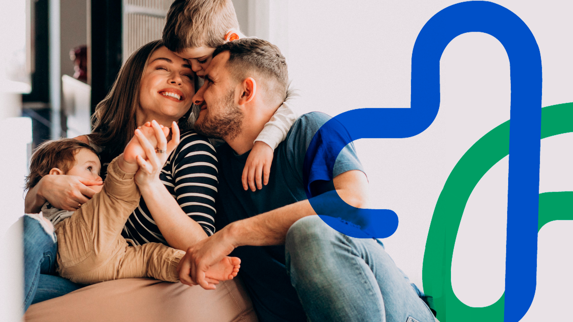 an abstract photo of a curved building with a blue sky in the background