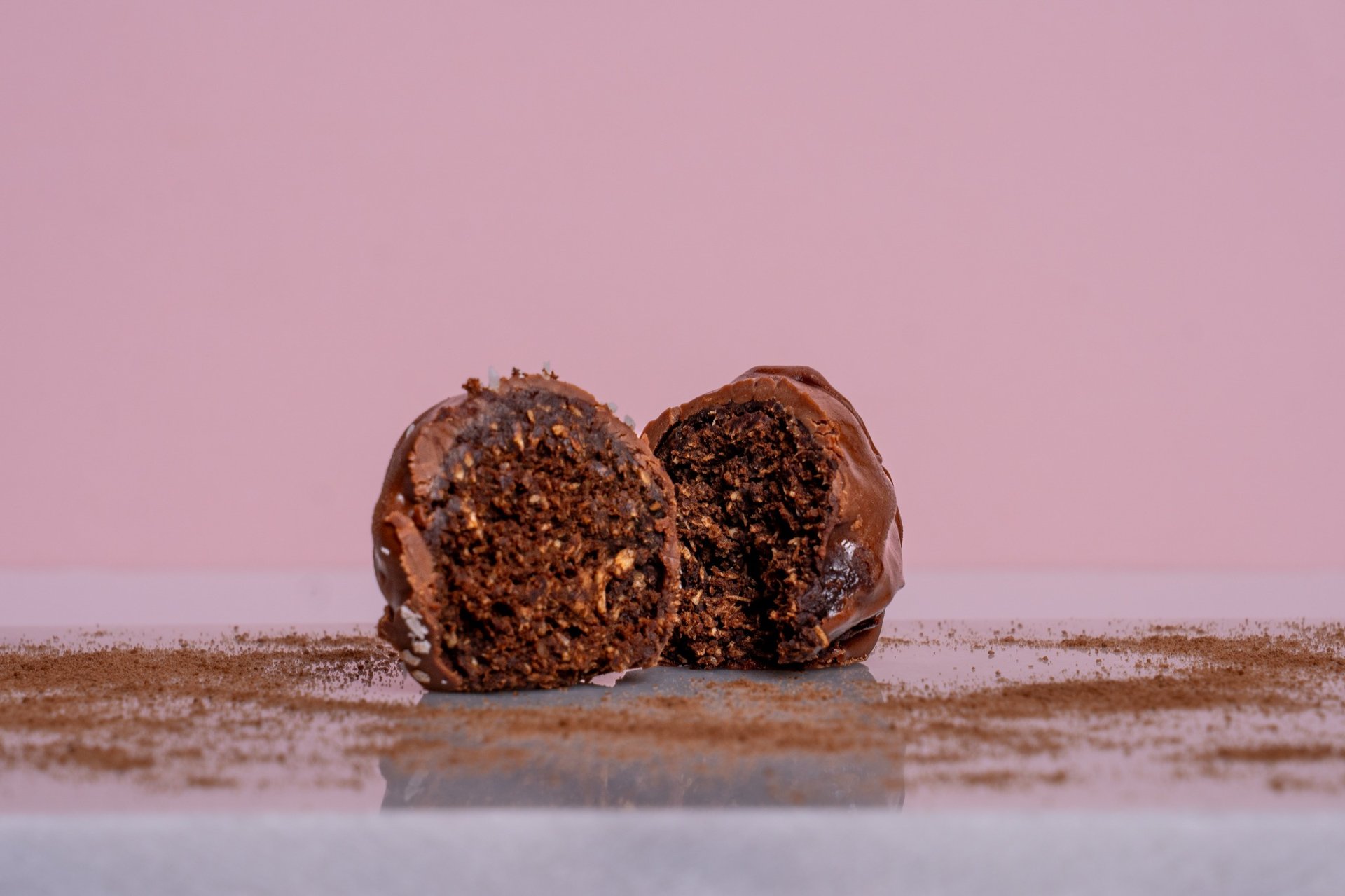 bunch of truffles in muffin liner